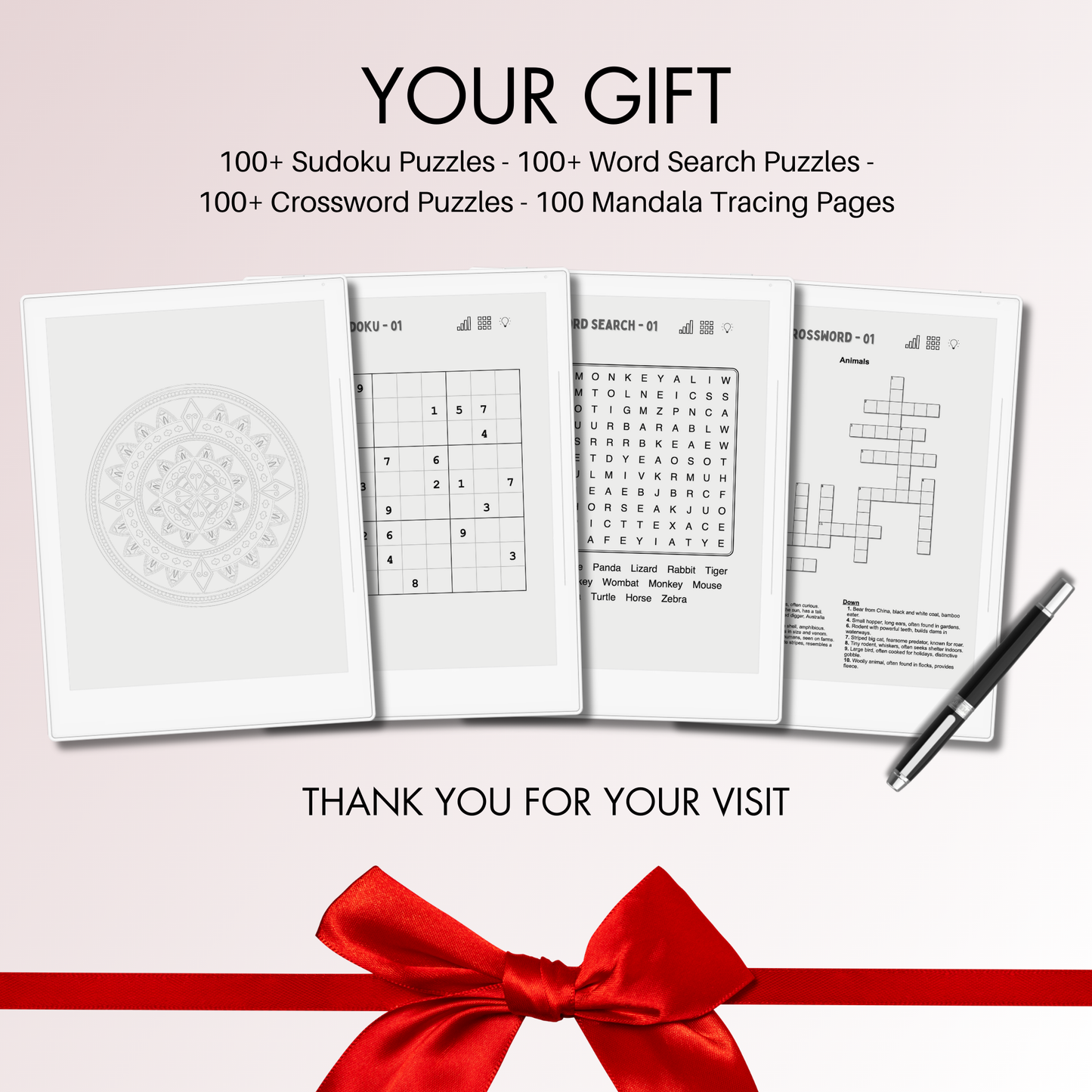 Supernote A5X, A5X2 Manta, A6X2 Nomad and A6X.