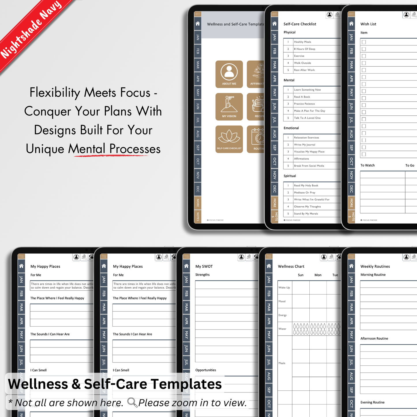 iPad Planner. iPad Templates. iPad Digital Planners.