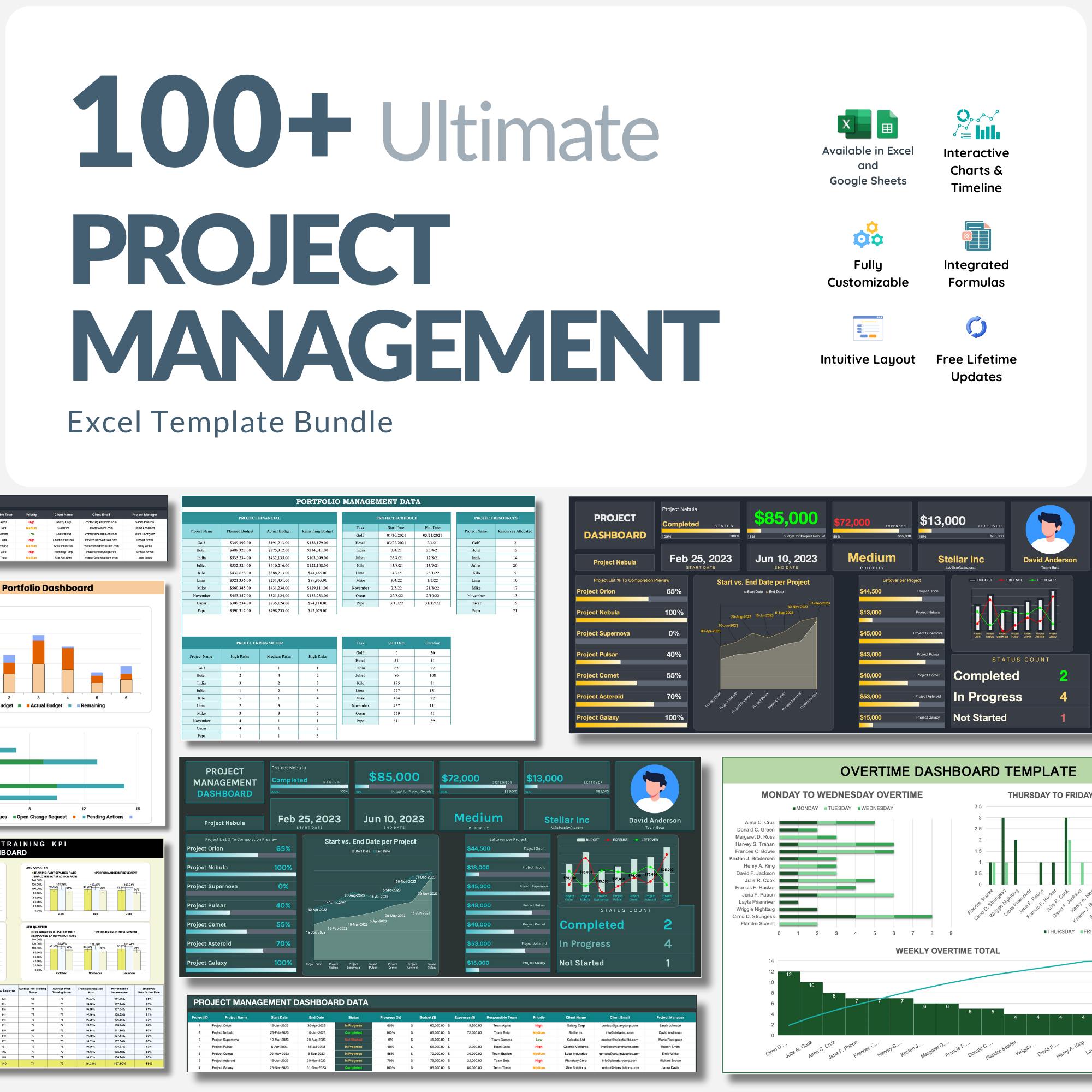 Excel Project Management Templates – E-Ink Elysium