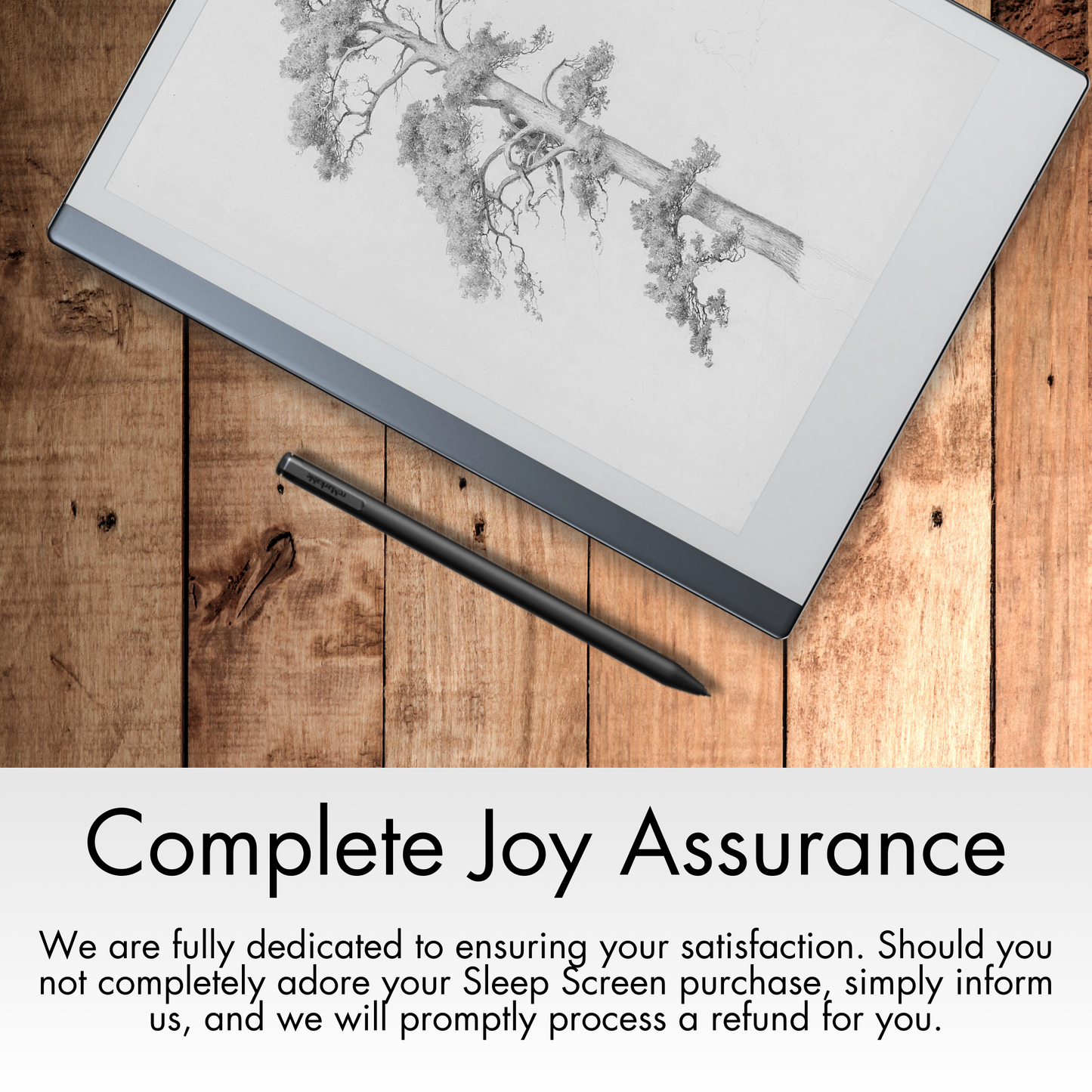 Remarkable 2 Sleep Screen & Notebook Cover Artwork - Inspirational Hand-Drawn Foliage Art