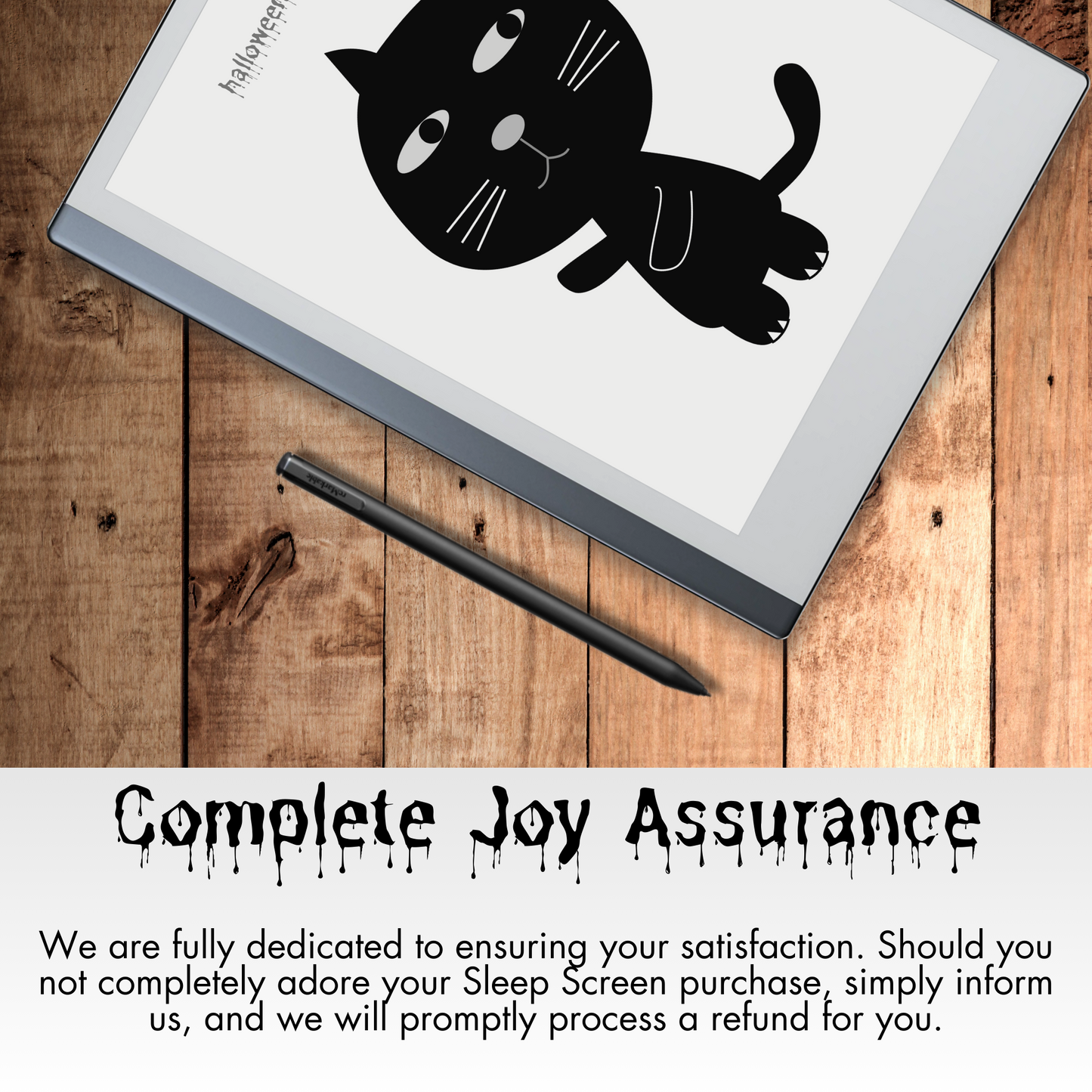 Remarkable 2 Halloween Creepy Sleep Screen & Notebook Cover