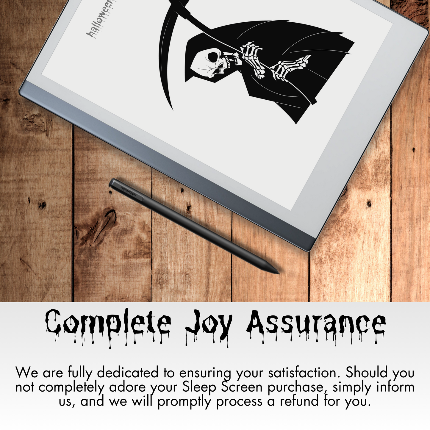 Remarkable 2 Halloween Ghoulish Sleep Screen & Notebook Cover