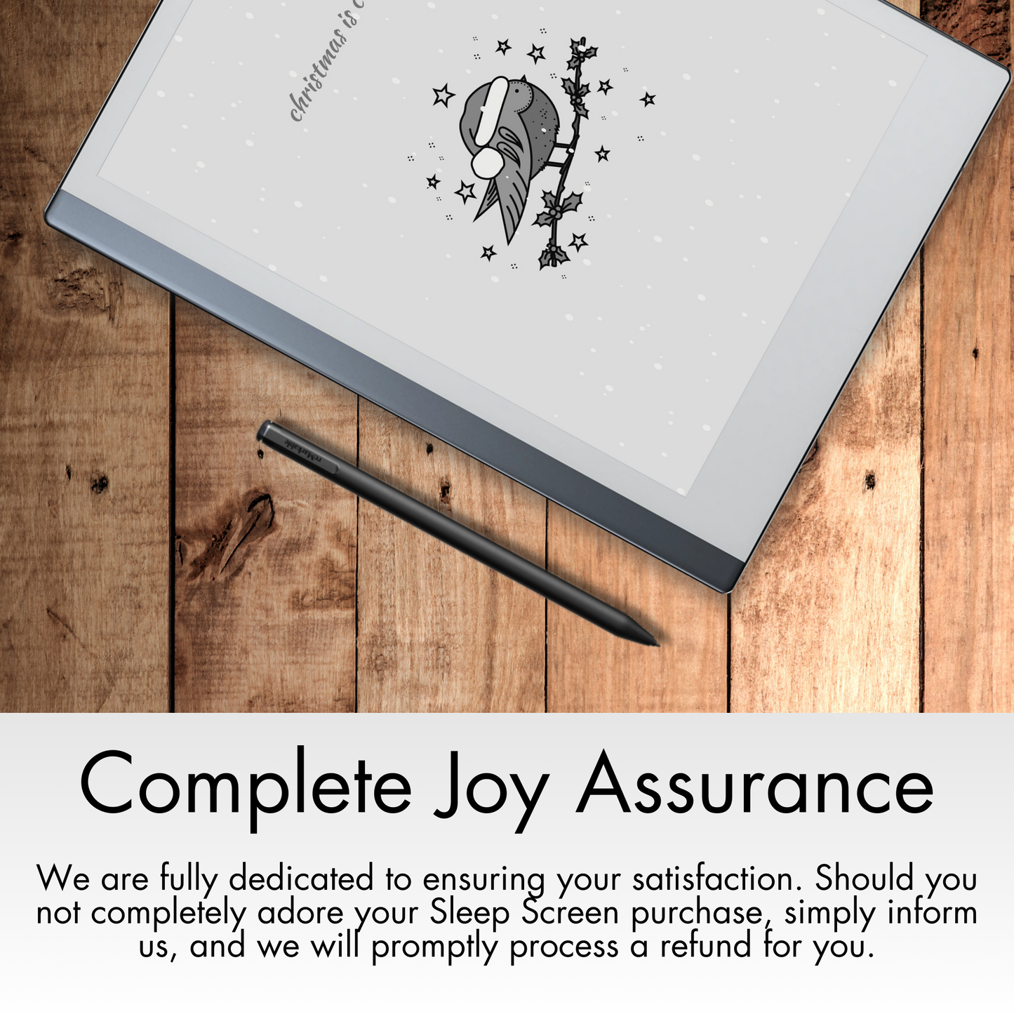 We are fully dedicated to ensuring your satisfaction. Should you not completely adore your purchase, simply inform us, and we will promptly process a refund for you.