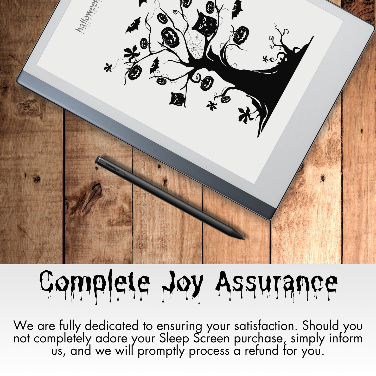 Remarkable 2 Halloween Spellbound Sleep Screen & Notebook Cover