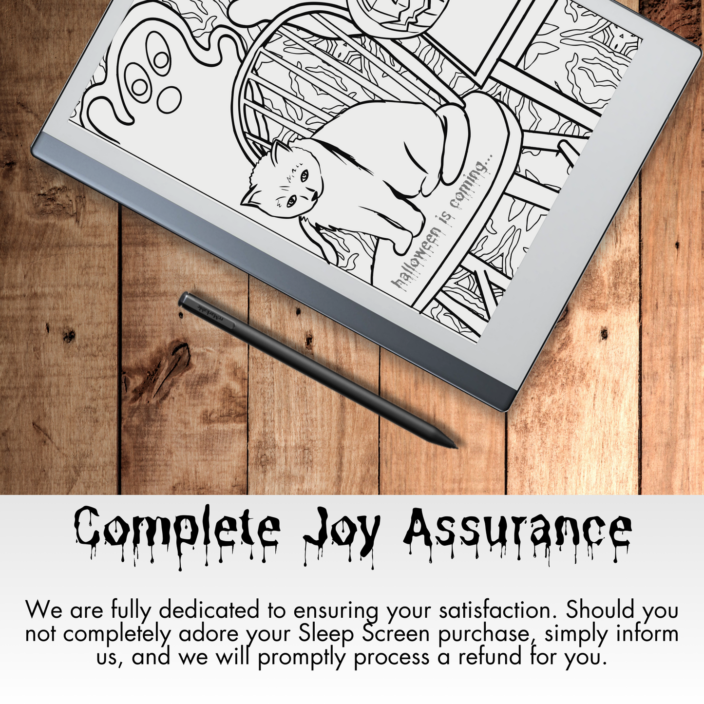 Remarkable 2 Halloween Macabre Sleep Screen & Notebook Cover