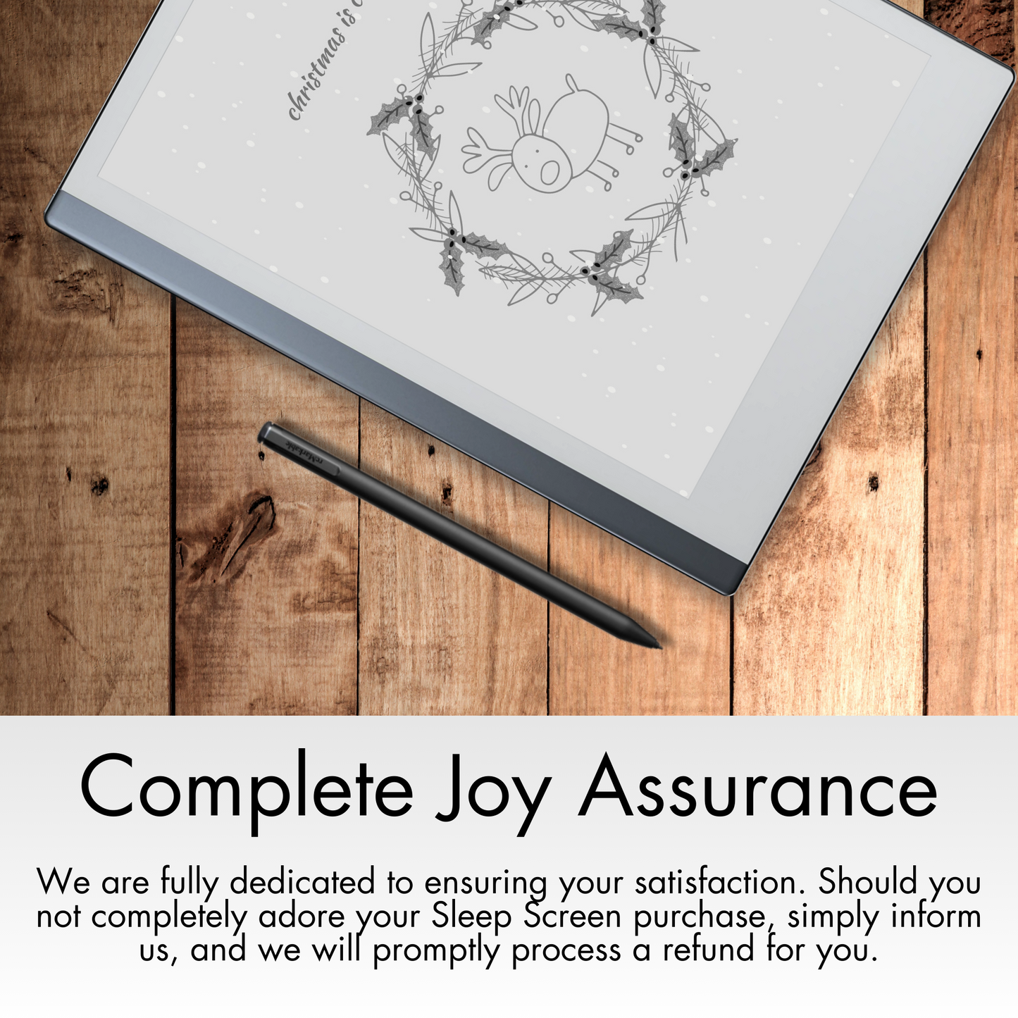 We are fully dedicated to ensuring your satisfaction. Should you not completely adore your purchase, simply inform us, and we will promptly process a refund for you.