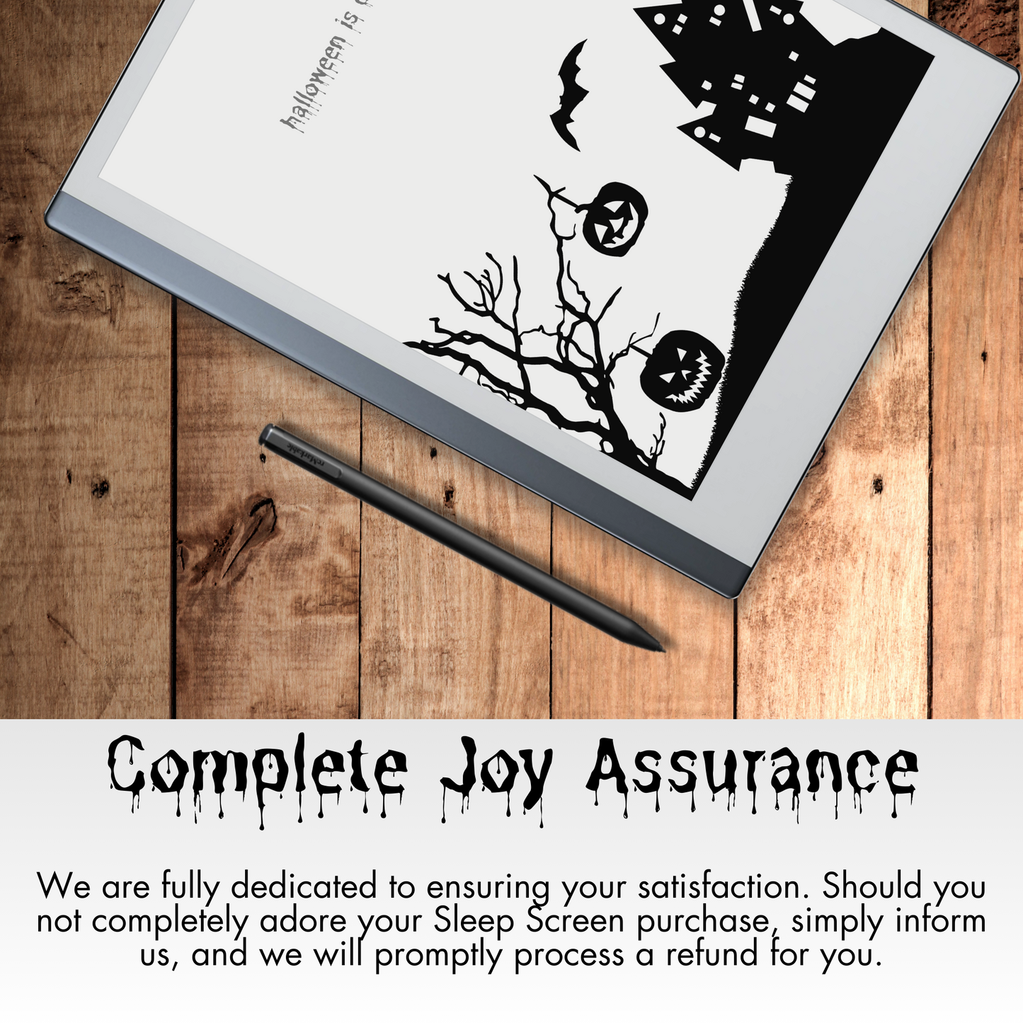 Remarkable 2 Halloween Enchanted Sleep Screen & Notebook Cover