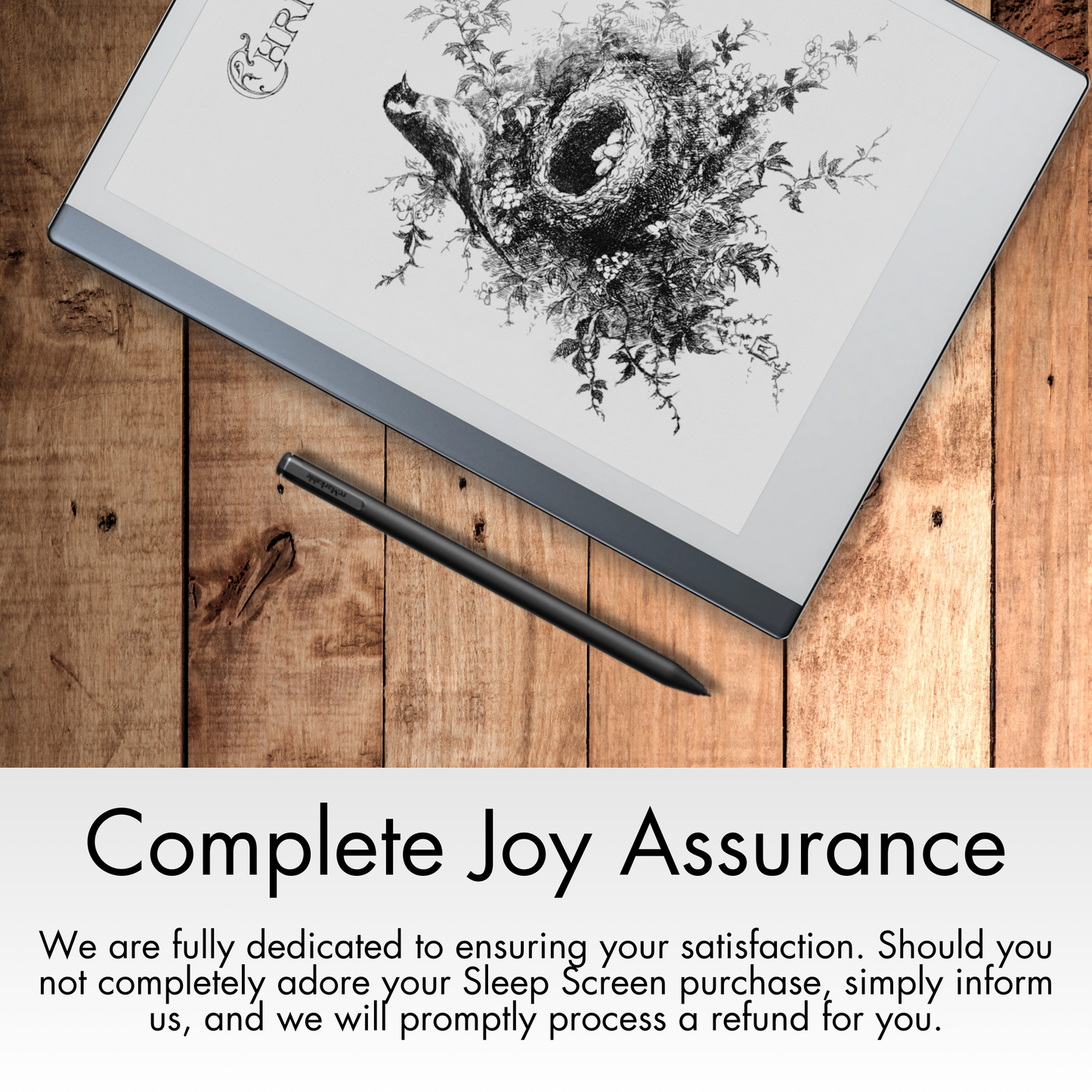 We are fully dedicated to ensuring your satisfaction. Should you not completely adore your purchase, simply inform us, and we will promptly process a refund for you.