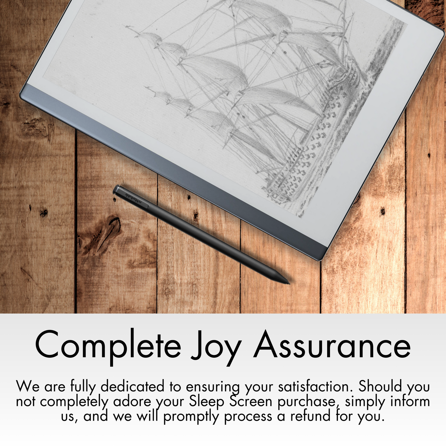 We are fully dedicated to ensuring your satisfaction. Should you not completely adore your purchase, simply inform us, and we will promptly process a refund for you.