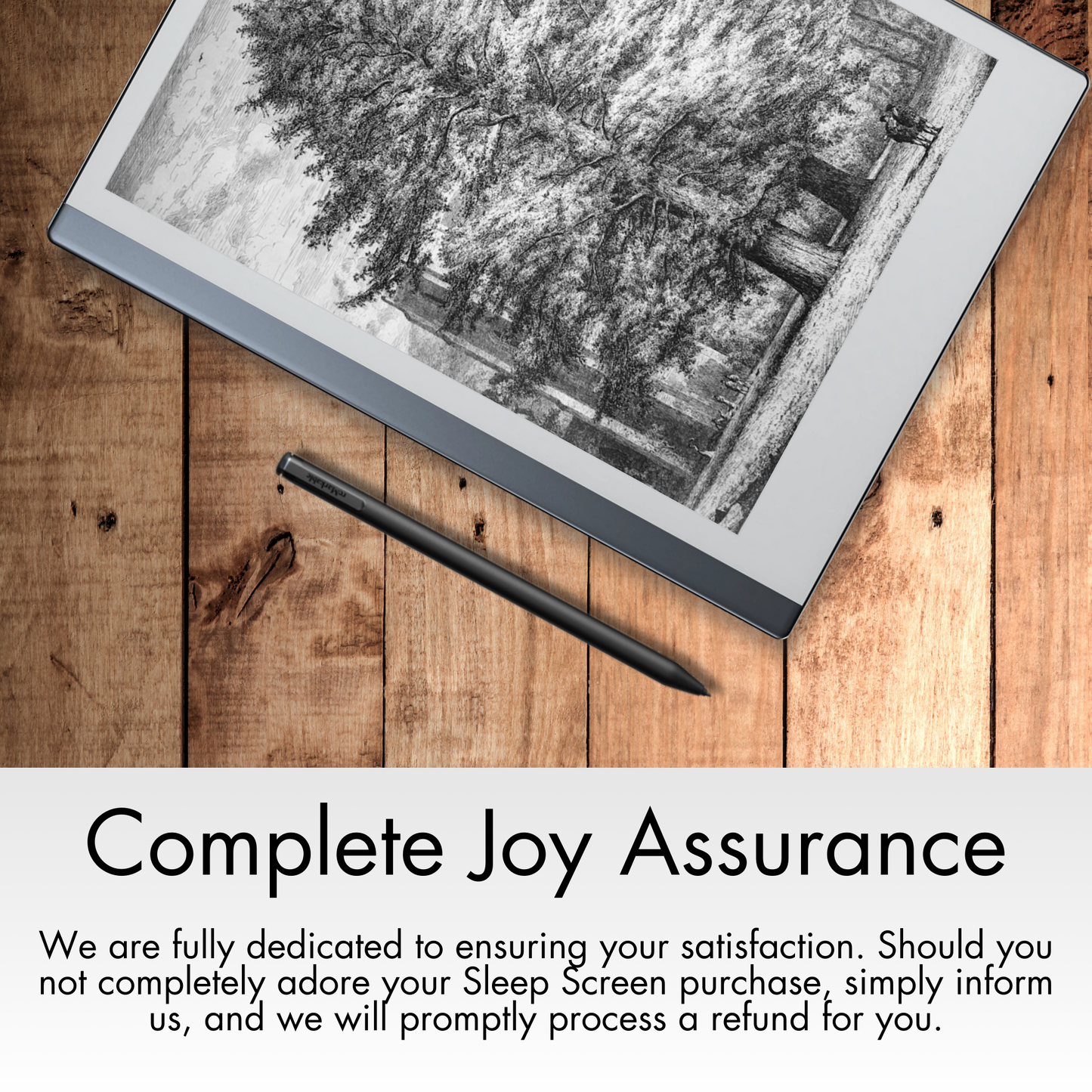 Remarkable 2 Sleep Screen & Notebook Cover Artwork - Artistic Foliage Drawings Created by Hand