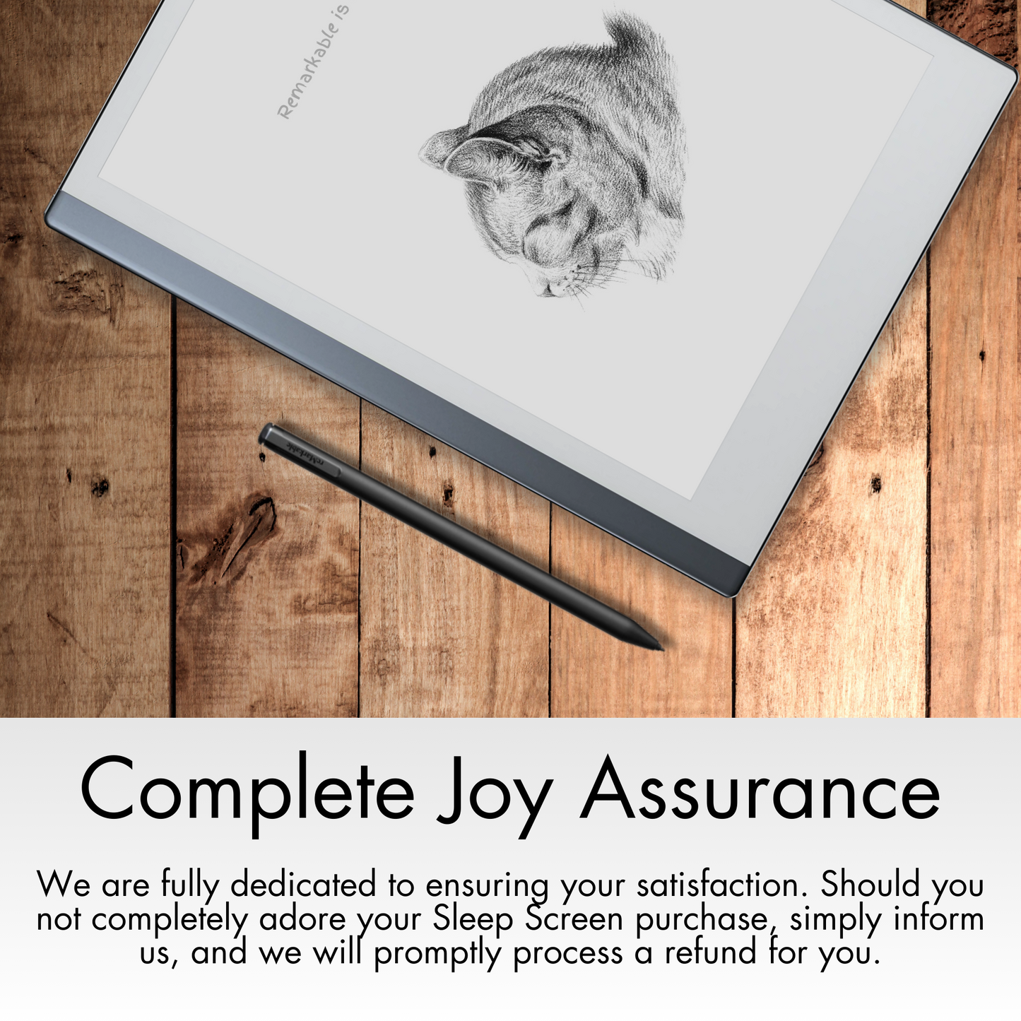 We are fully dedicated to ensuring your satisfaction. Should you not completely adore your purchase, simply inform us, and we will promptly process a refund for you.