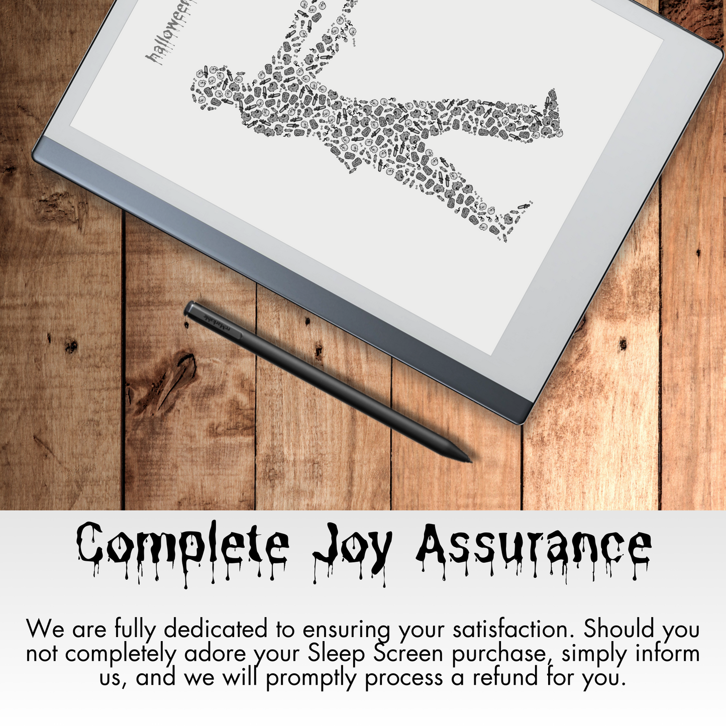 Remarkable 2 Halloween Zombie Sleep Screen & Notebook Cover