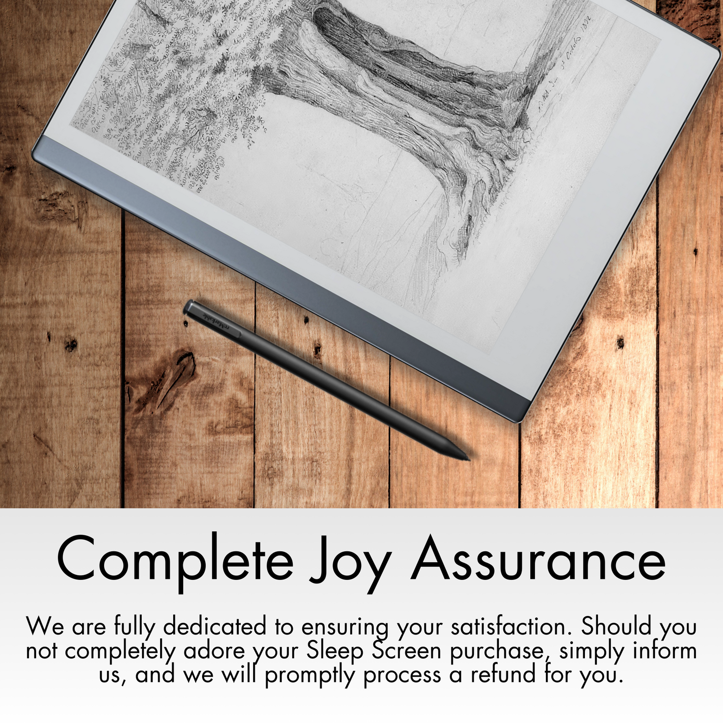 We are fully dedicated to ensuring your satisfaction. Should you not completely adore your purchase, simply inform us, and we will promptly process a refund for you.