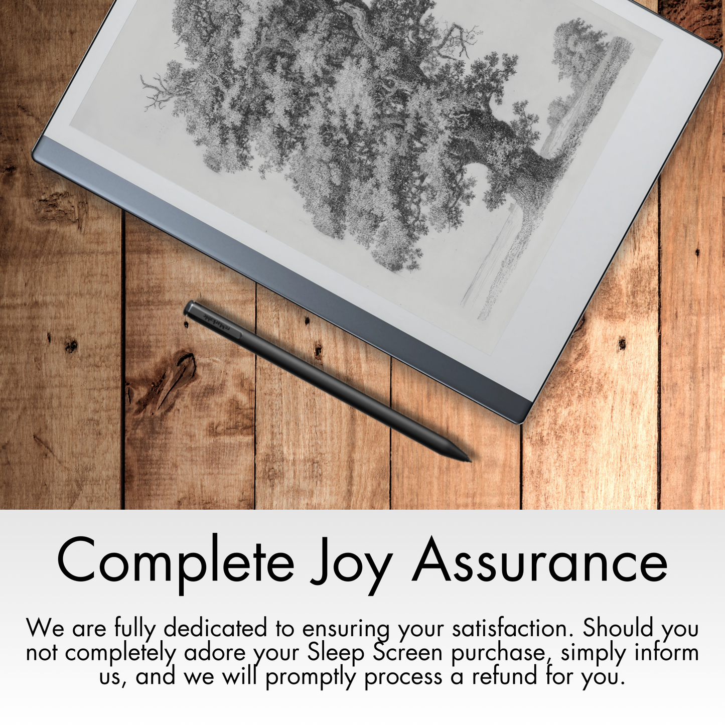 We are fully dedicated to ensuring your satisfaction. Should you not completely adore your purchase, simply inform us, and we will promptly process a refund for you.