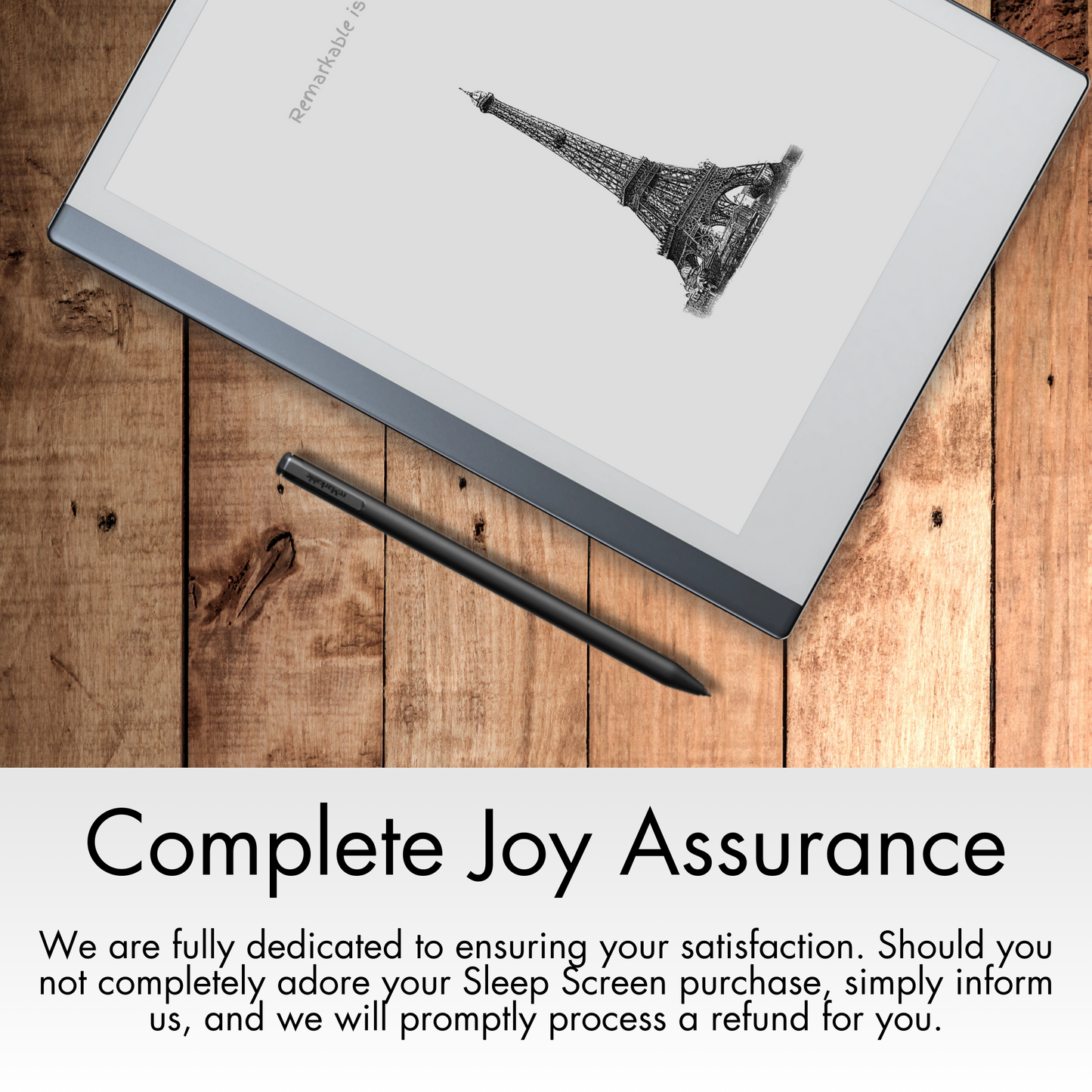 We are fully dedicated to ensuring your satisfaction. Should you not completely adore your purchase, simply inform us, and we will promptly process a refund for you.