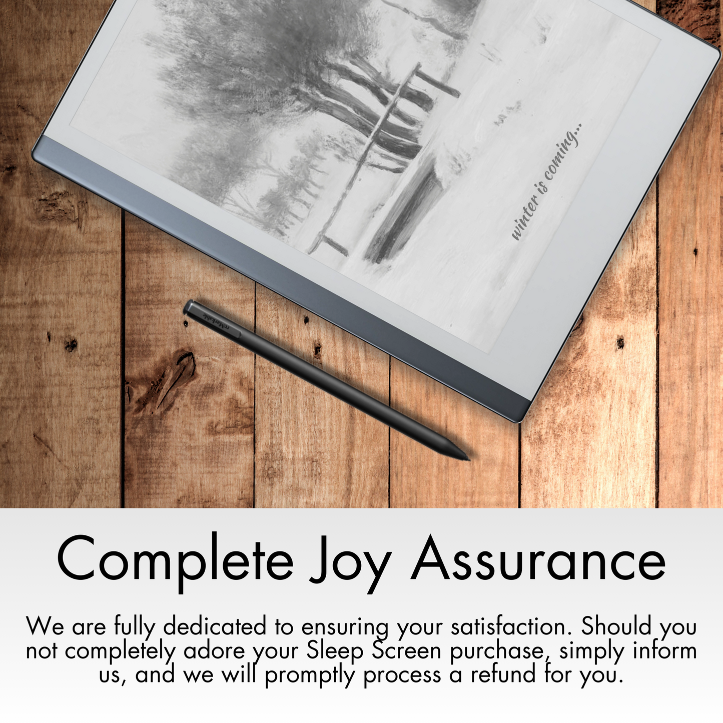 We are fully dedicated to ensuring your satisfaction. Should you not completely adore your purchase, simply inform us, and we will promptly process a refund for you.