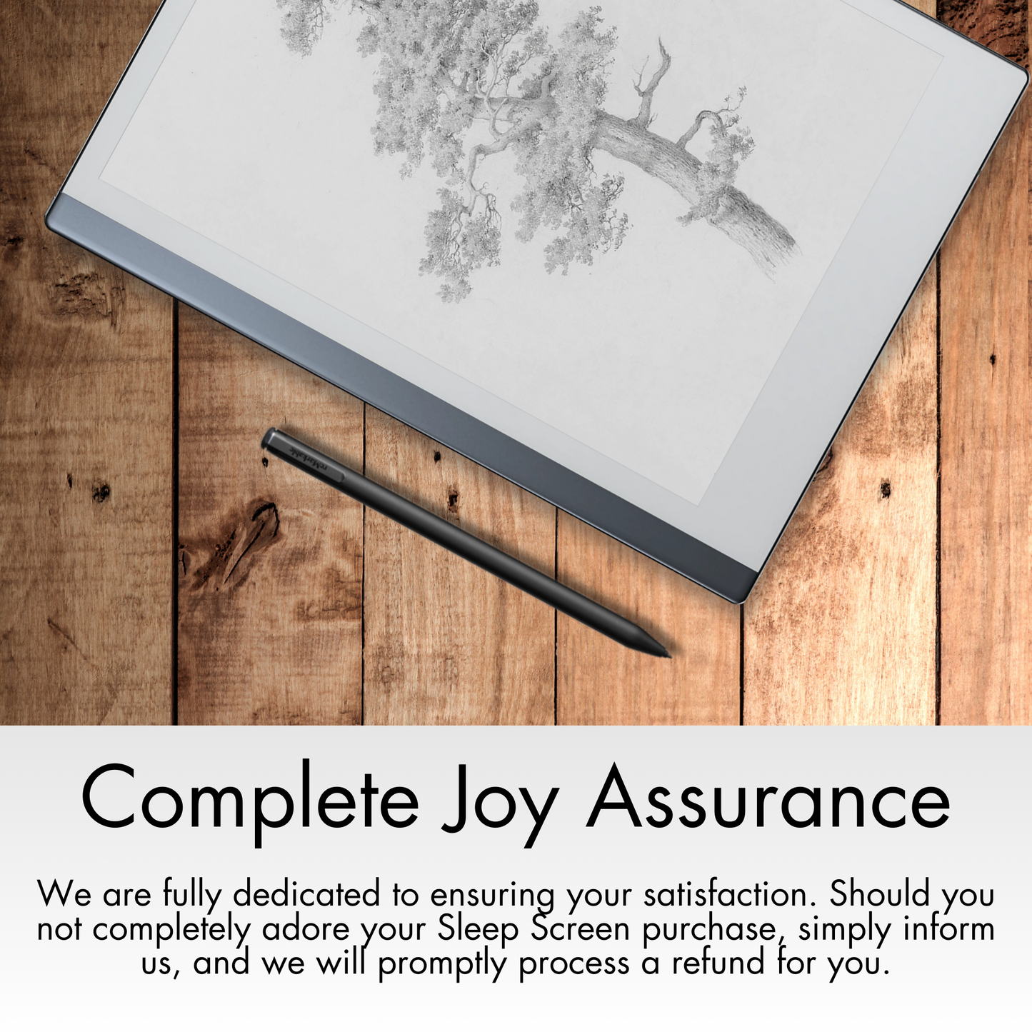 We are fully dedicated to ensuring your satisfaction. Should you not completely adore your purchase, simply inform us, and we will promptly process a refund for you.