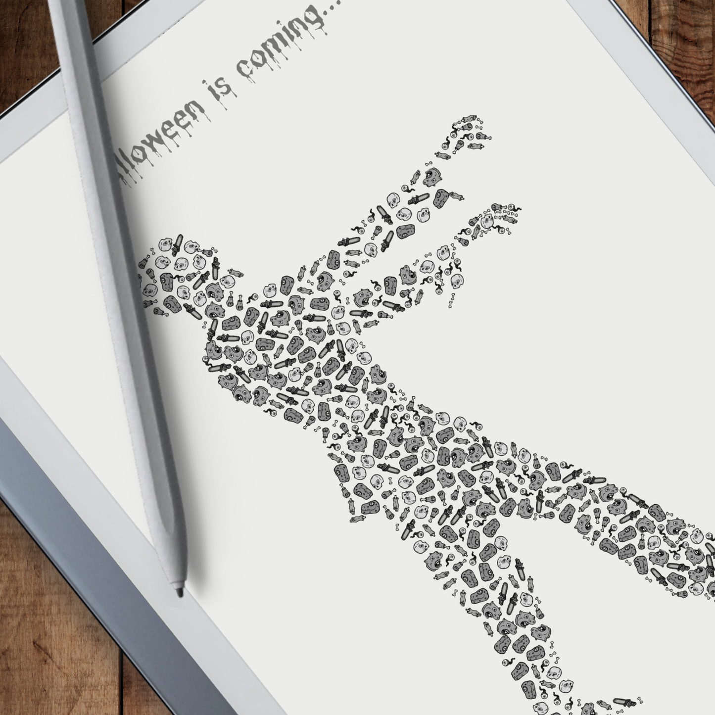 Remarkable 2 Halloween Zombie Sleep Screen & Notebook Cover