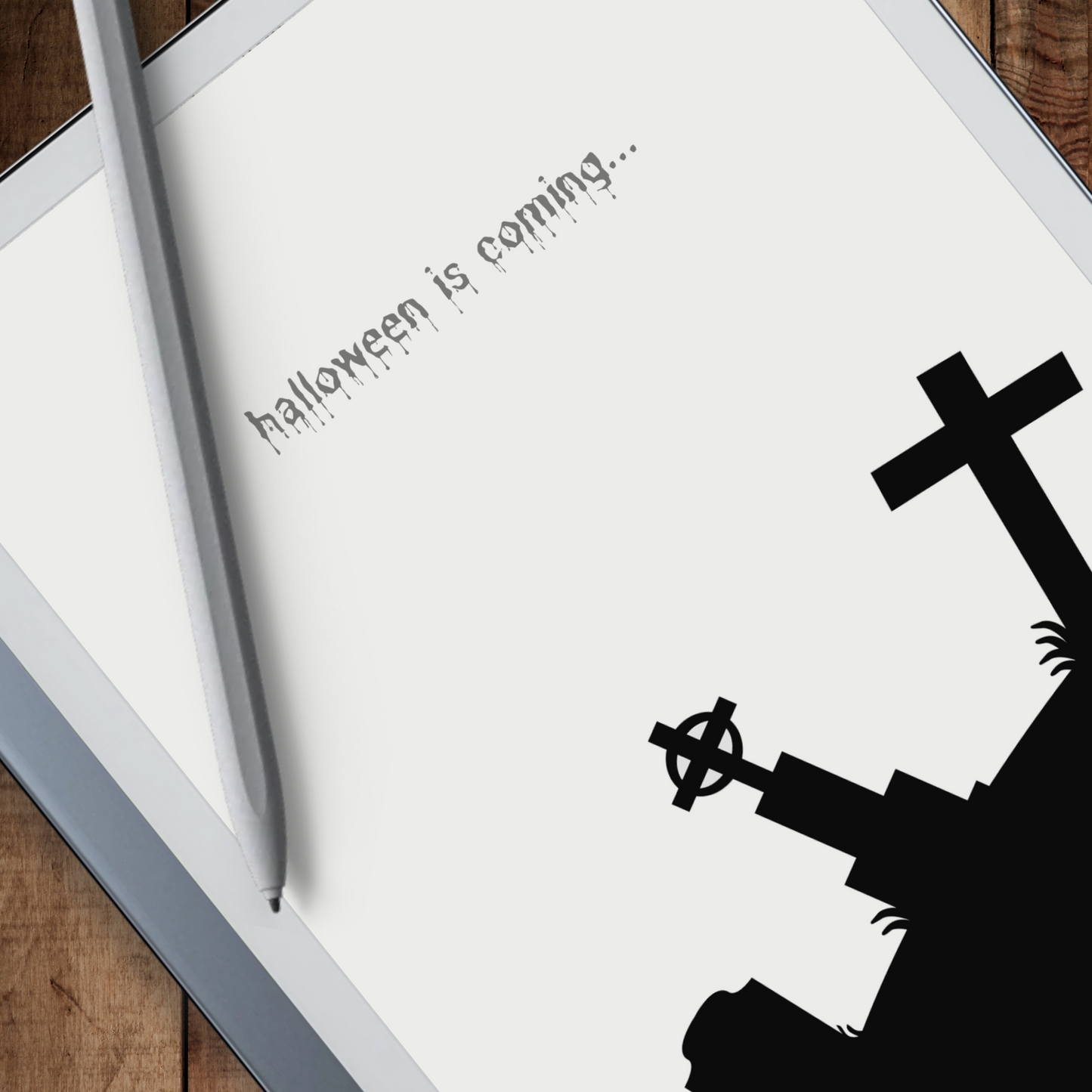 Remarkable 2 Halloween Nightmarish Sleep Screen & Notebook Cover