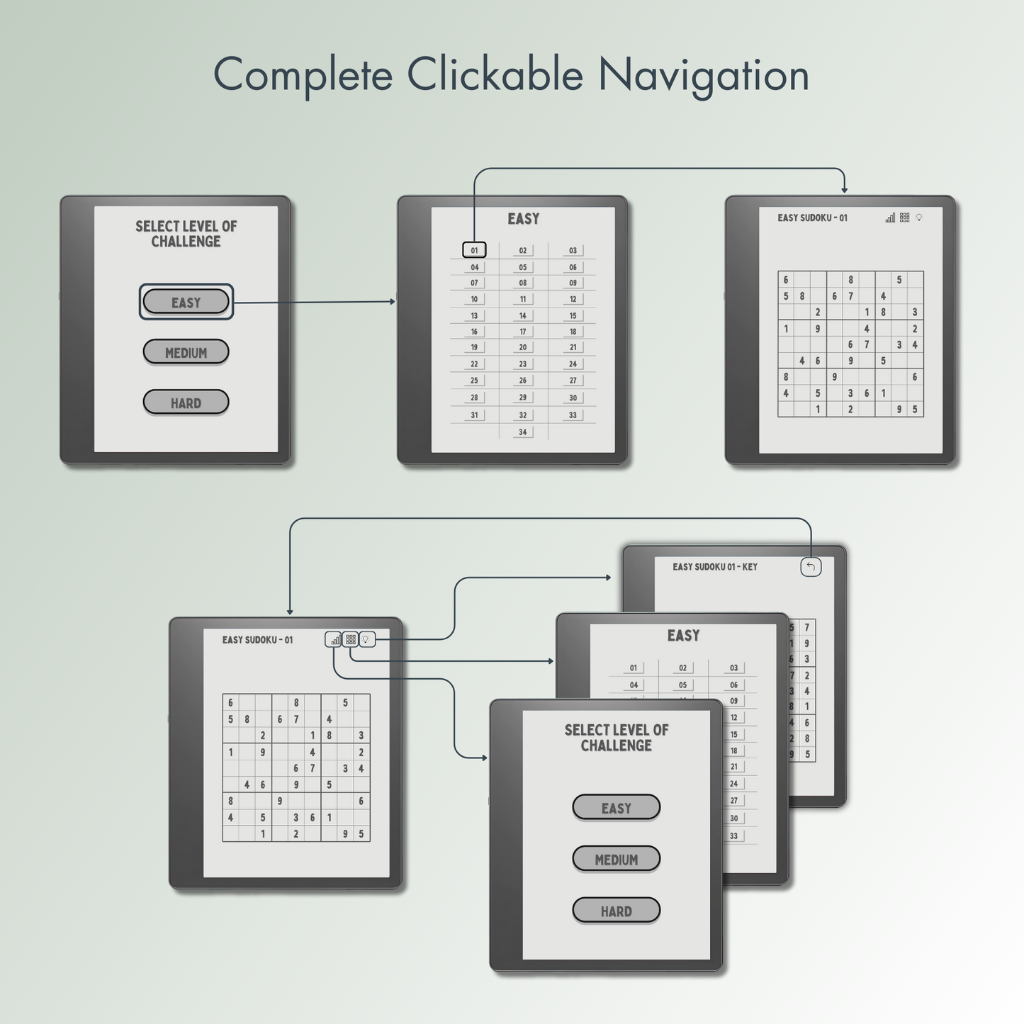 Kindle Scribe Sudoku Puzzles with full reference links.