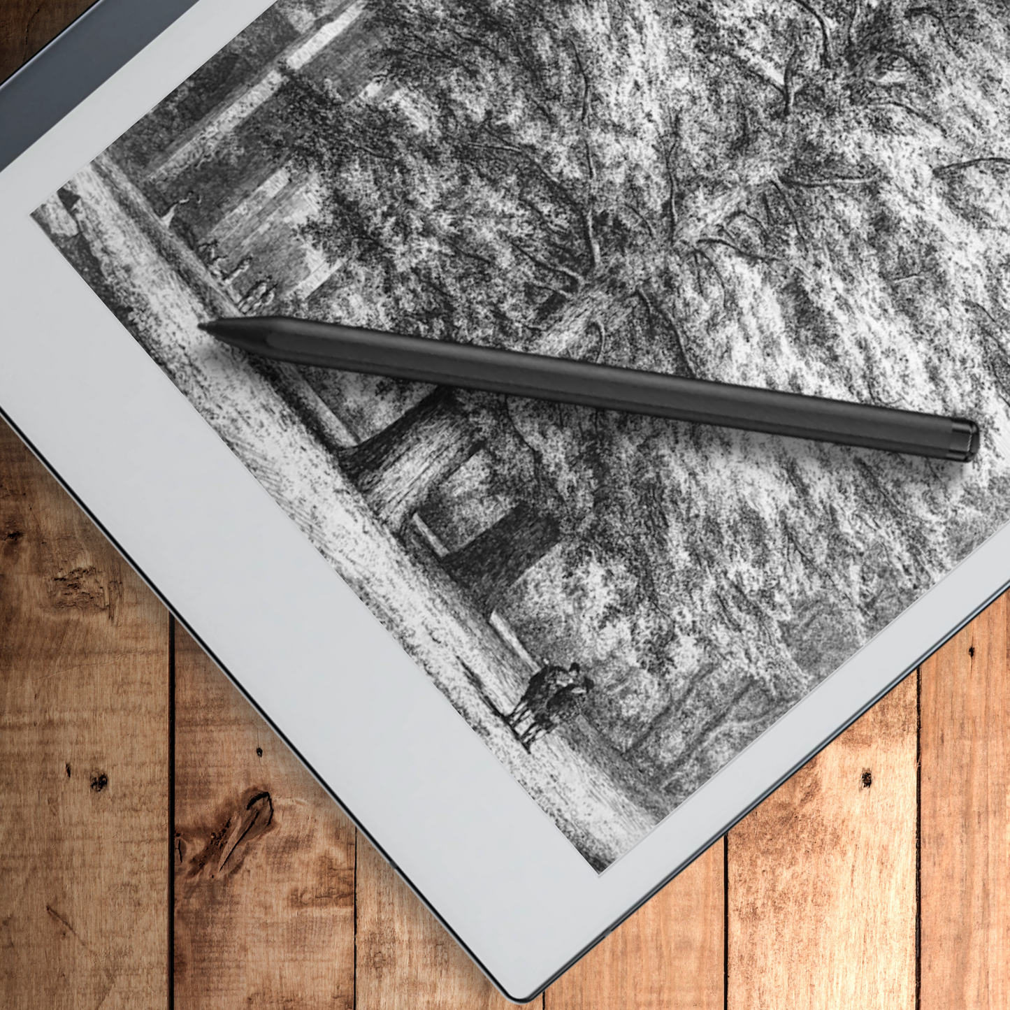 Remarkable 2 Sleep Screen & Notebook Cover Artwork - Artistic Foliage Drawings Created by Hand