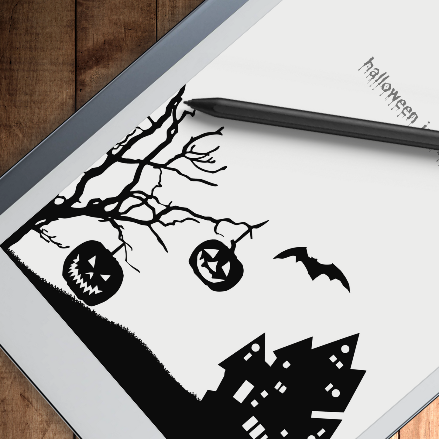 Remarkable 2 Halloween Enchanted Sleep Screen & Notebook Cover