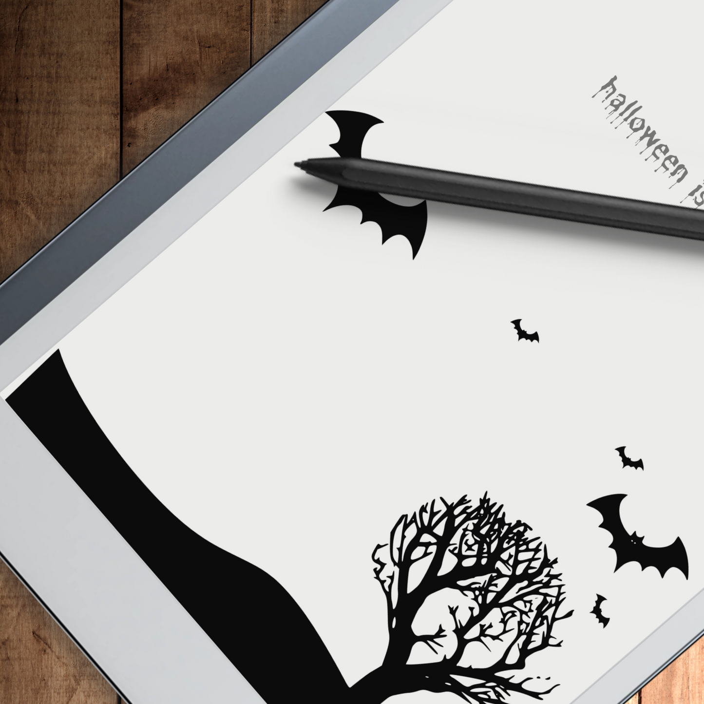 Remarkable 2 Halloween Chilling Sleep Screen & Notebook Cover