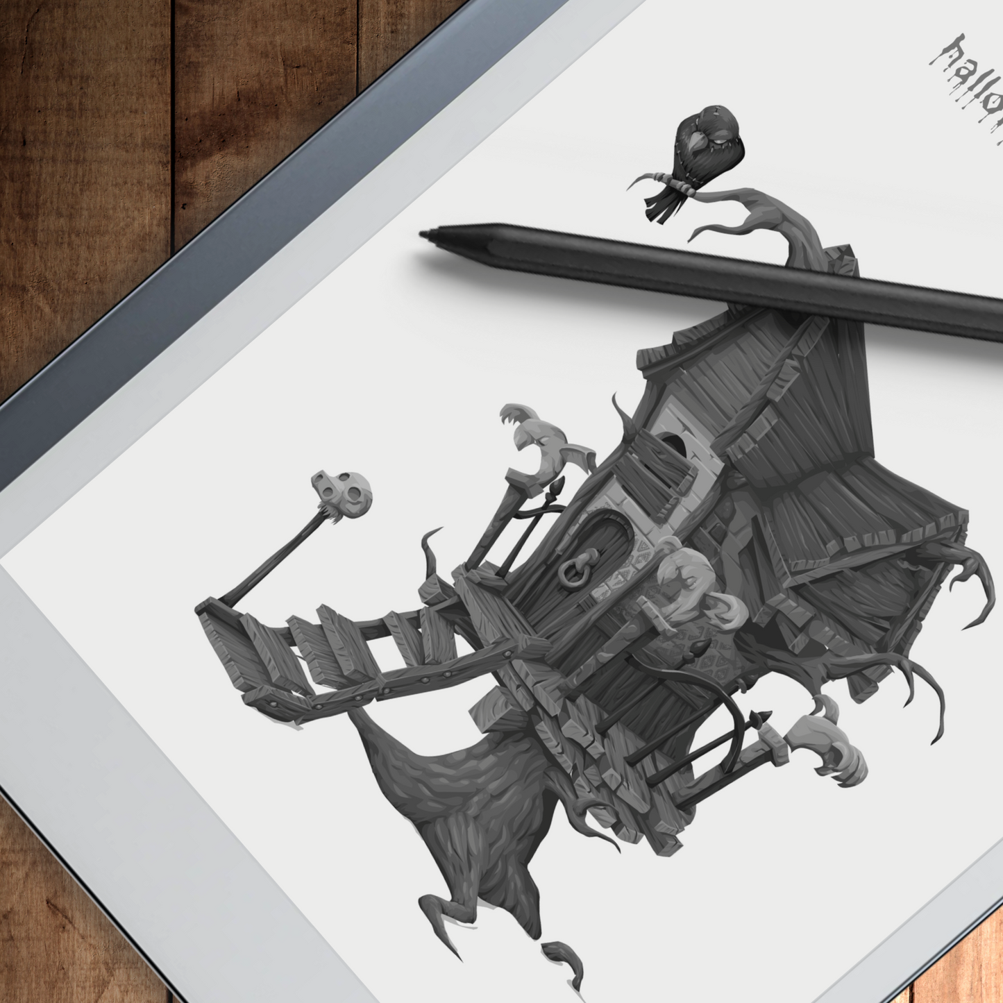Remarkable 2 Halloween Ominous Sleep Screen & Notebook Cover