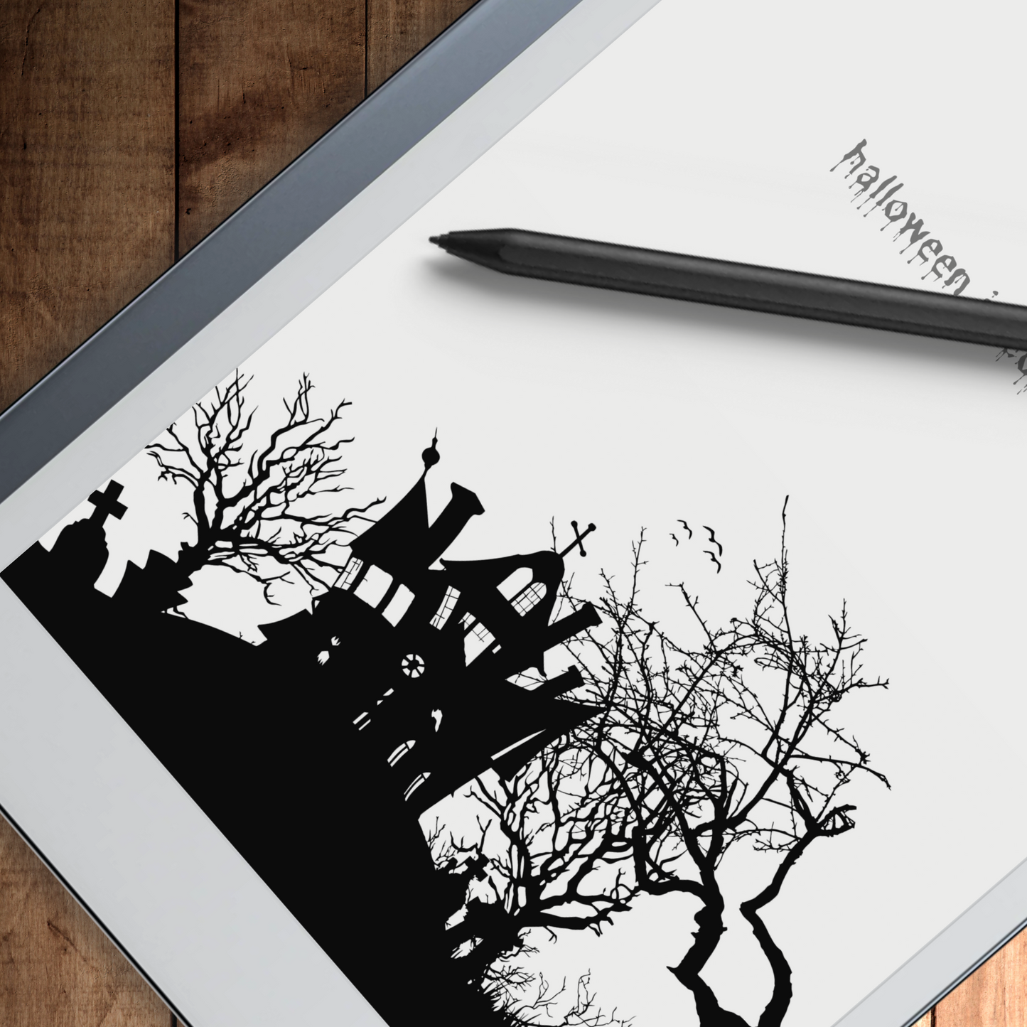 Remarkable 2 Halloween Ghastly Sleep Screen & Notebook Cover