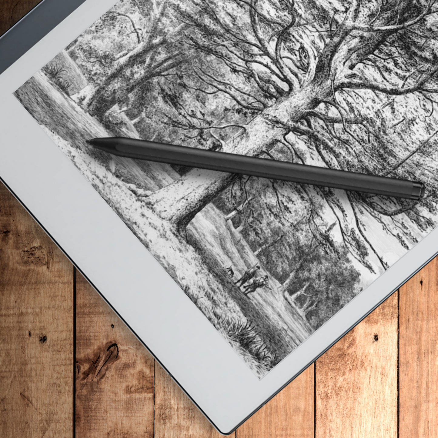 Remarkable 2 Sleep Screen & Notebook Cover Artwork - Creative Tree Sketches by Hand
