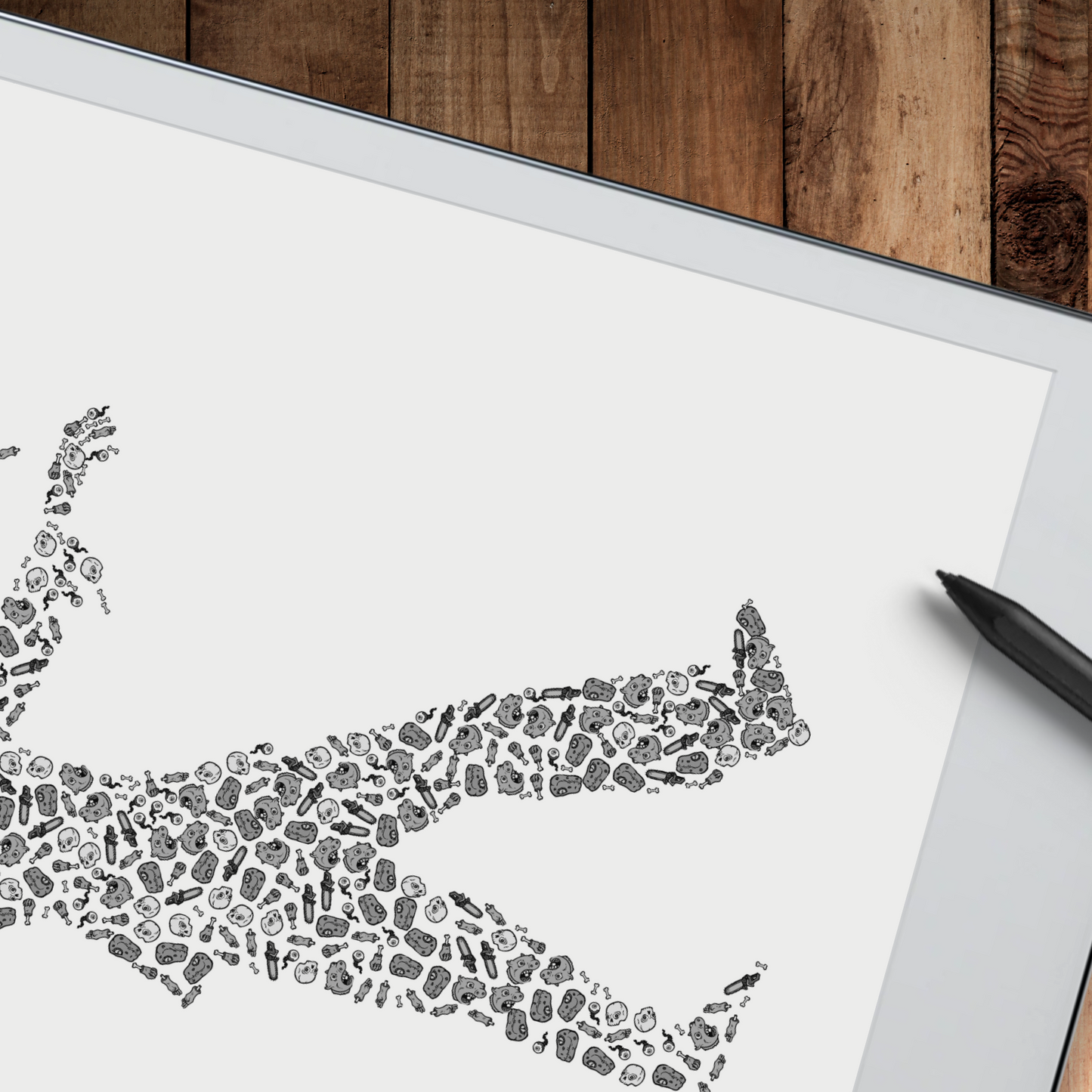 Remarkable 2 Halloween Zombie Sleep Screen & Notebook Cover