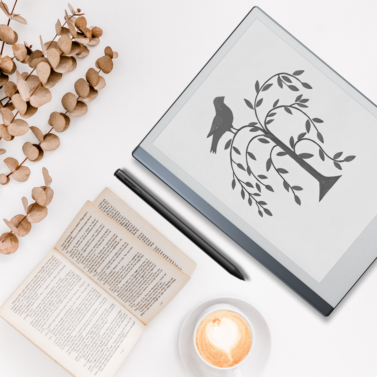 Remarkable 2 Sleep Screen & Notebook Cover Artwork - Maine Wall Stencils