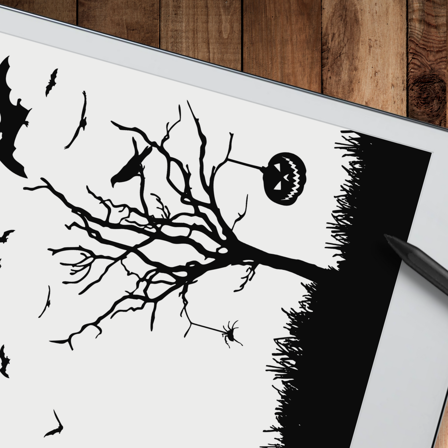 Remarkable 2 Halloween Bats Sleep Screen & Notebook Cover