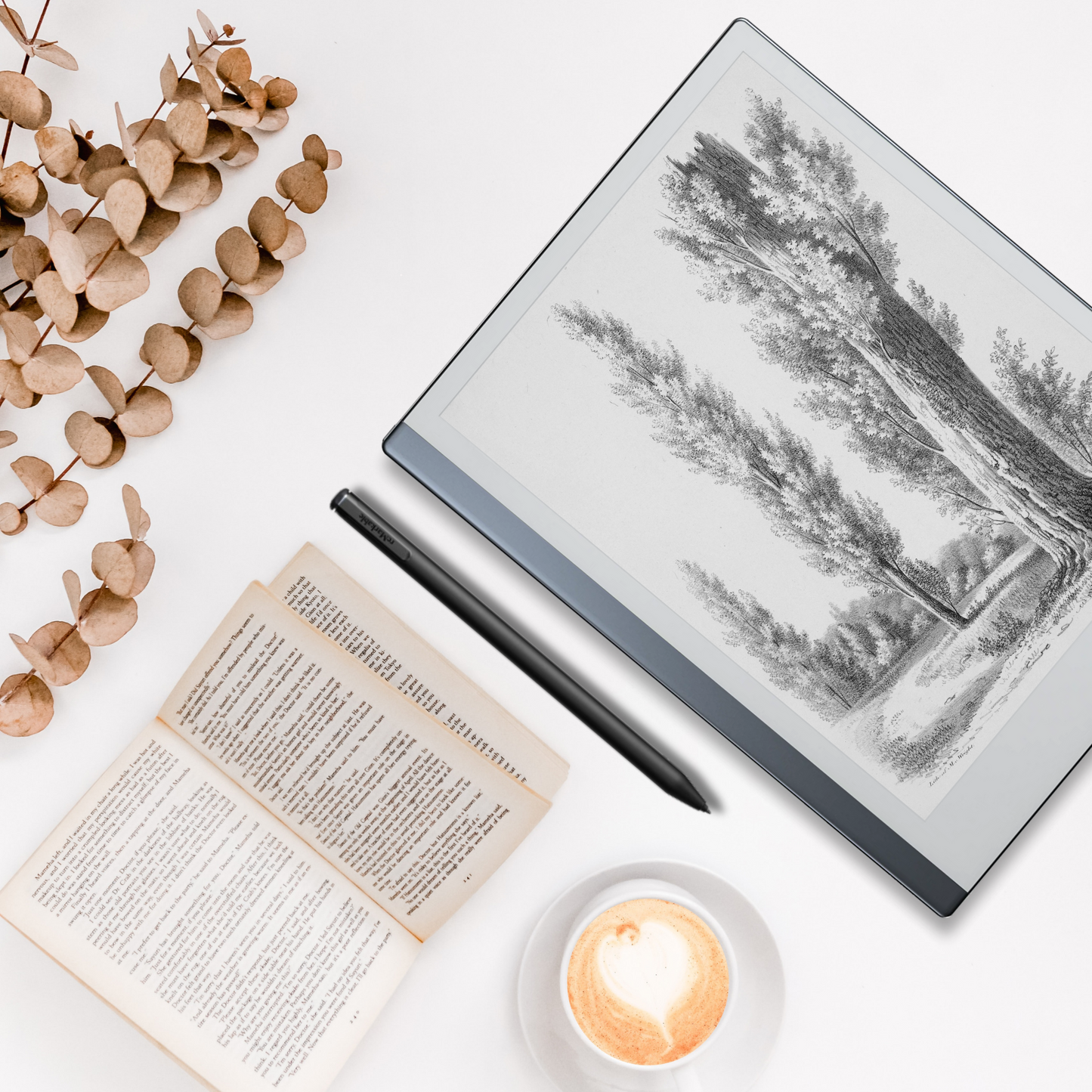 Remarkable 2 Sleep Screen & Notebook Cover Artwork - Unique Handmade Tree Artistry