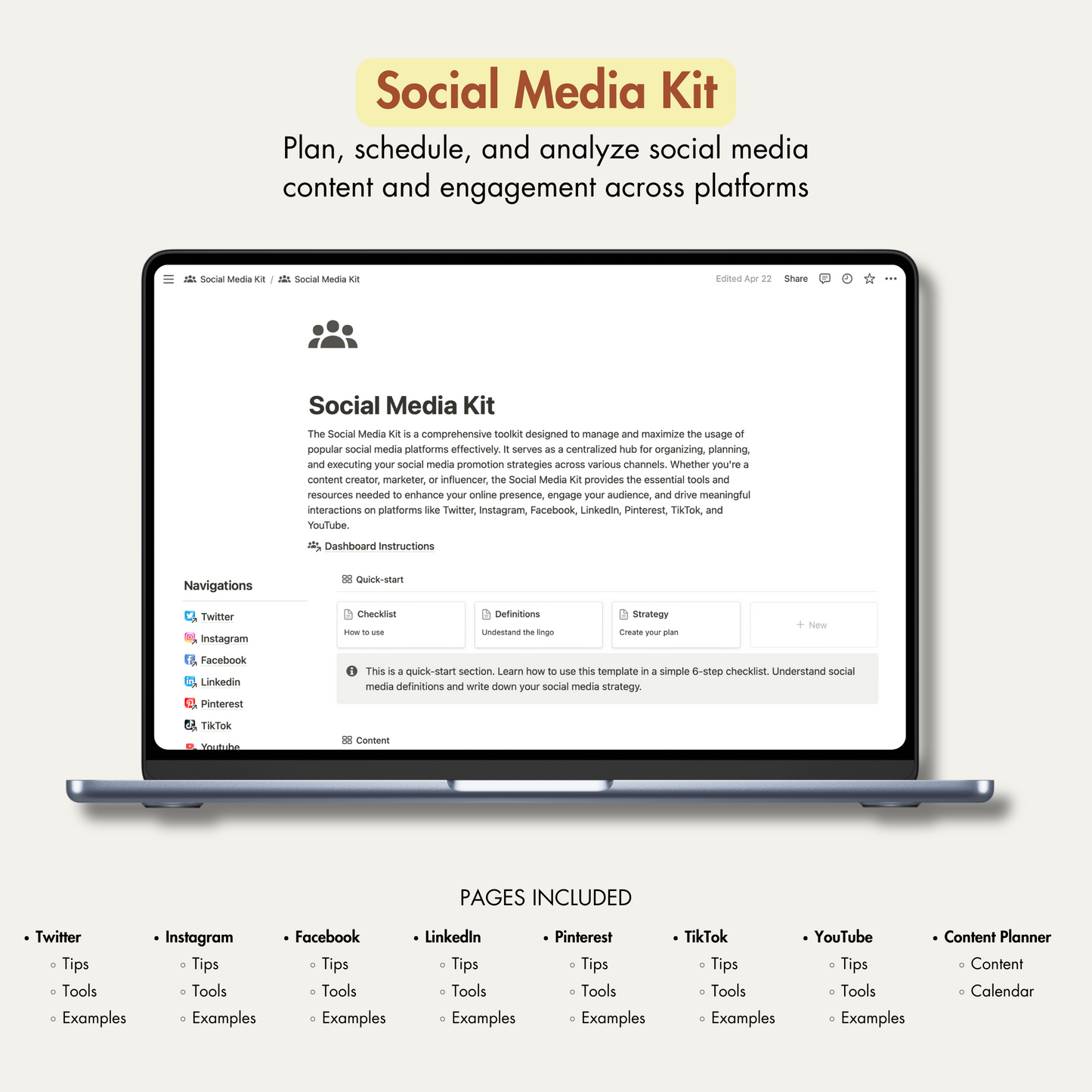 Notion Template Ultimate Bundle, Notion Planner.