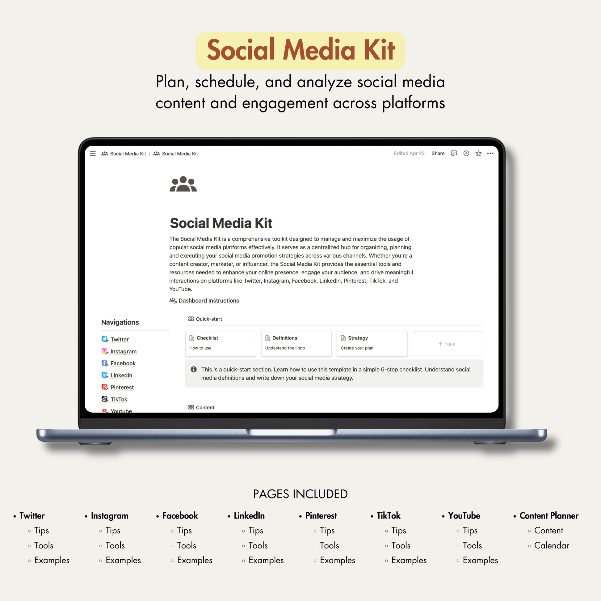 Notion Template Ultimate Bundle, Notion Planner.