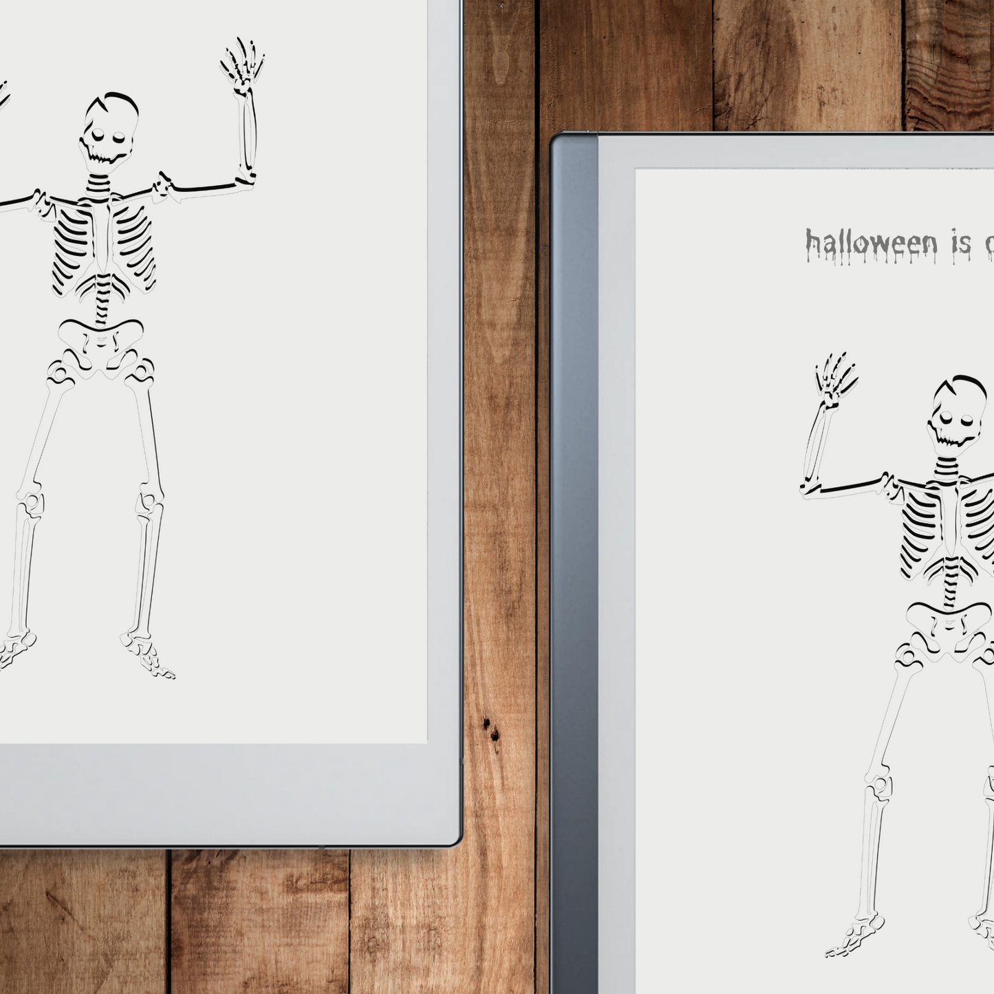 Remarkable 2 Halloween Spooky Sleep Screen & Notebook Cover