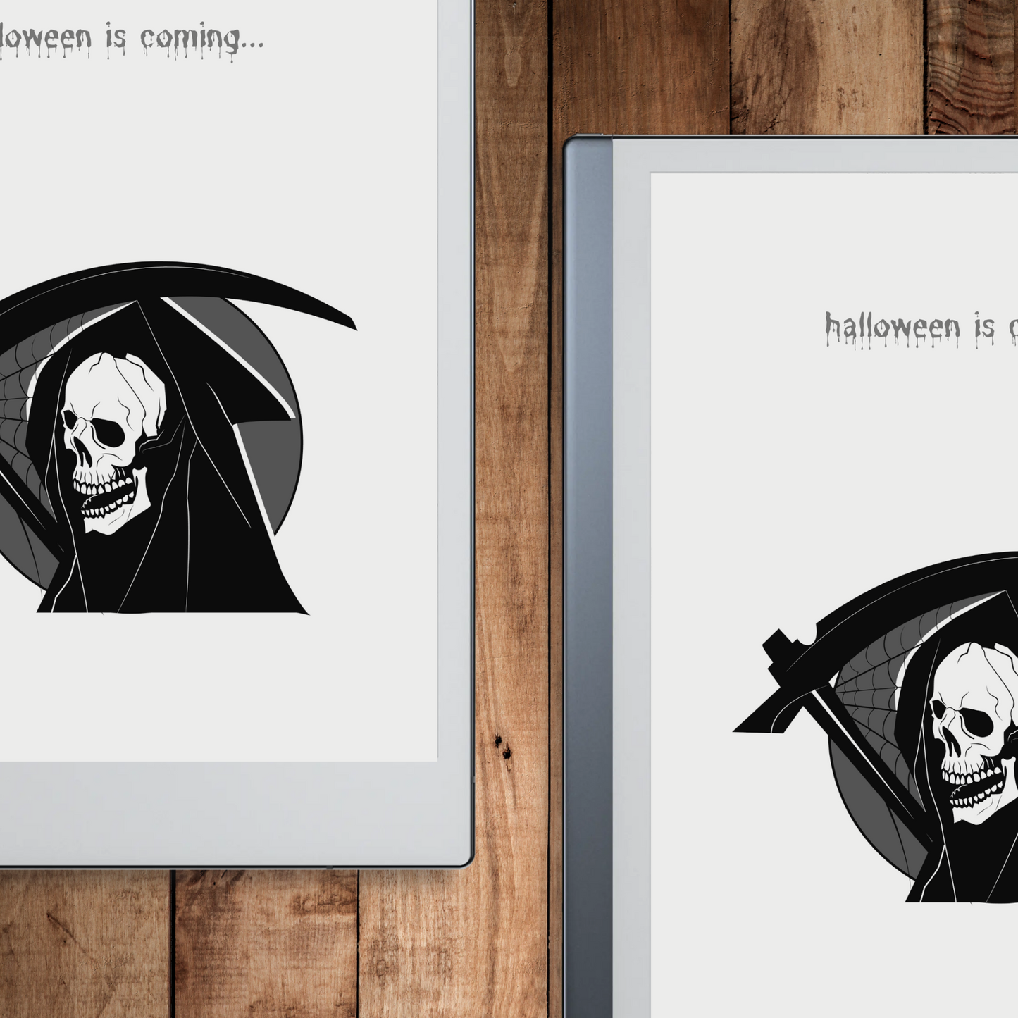 Remarkable 2 Halloween Haunted Sleep Screen & Notebook Cover