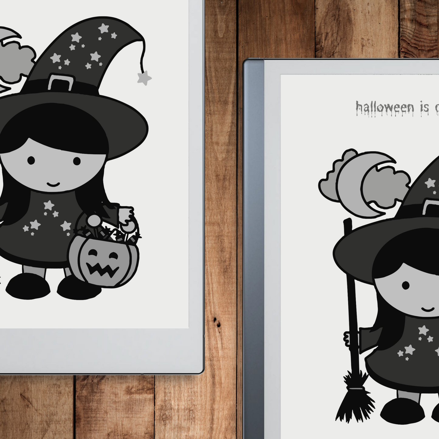 Remarkable 2 Halloween Eerie Sleep Screen & Notebook Cover