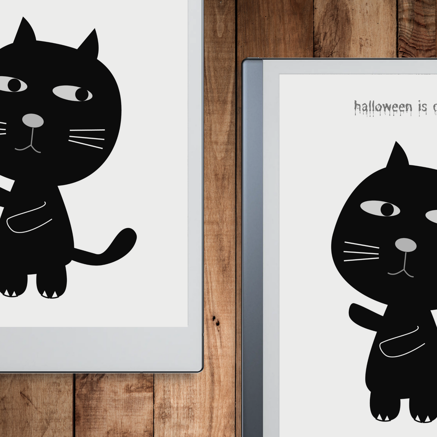 Remarkable 2 Halloween Creepy Sleep Screen & Notebook Cover