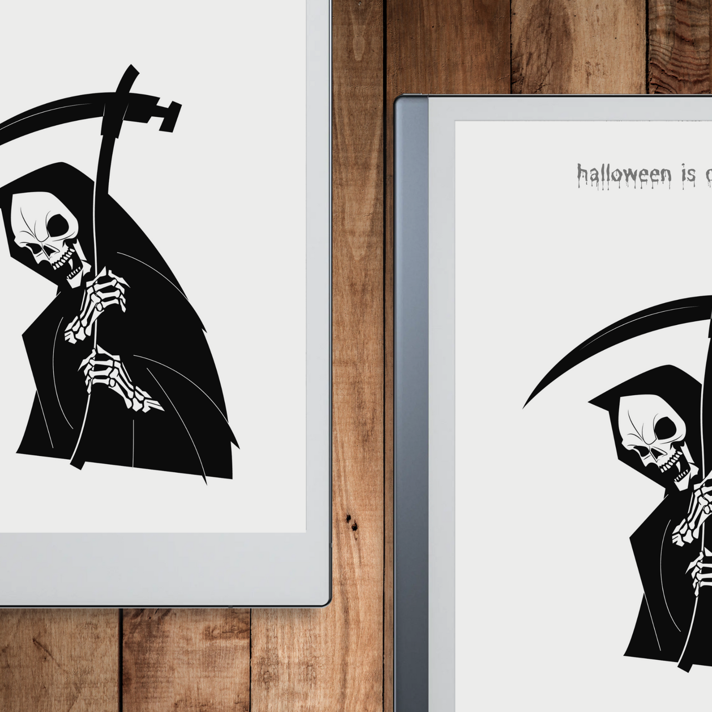Remarkable 2 Halloween Ghoulish Sleep Screen & Notebook Cover