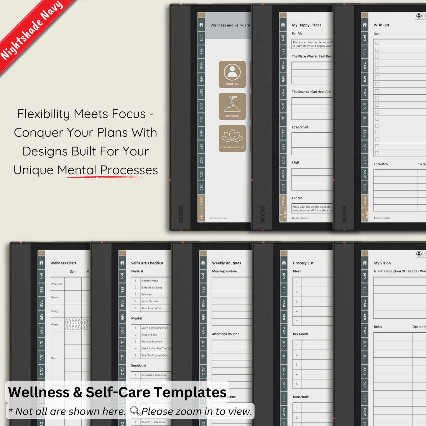 Boox Templates, Boox Planner, Boox Go 10.3, Boox Note Air 3C, Boox Note Air 4C, Boox Note Air 1, Boox Note Air 2, Boox Note Air Plus, Boox Nova Air, Boox Nova Air C, Boox Tab Ultra and Boox Tab Ultra C.