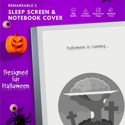 Remarkable 2 Halloween Phantom Sleep Screen & Notebook Cover
