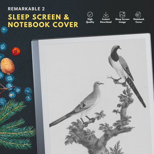 This is a Digital Download of Sleep Screen and Notebook Cover crafted specifically for the Remarkable 2.