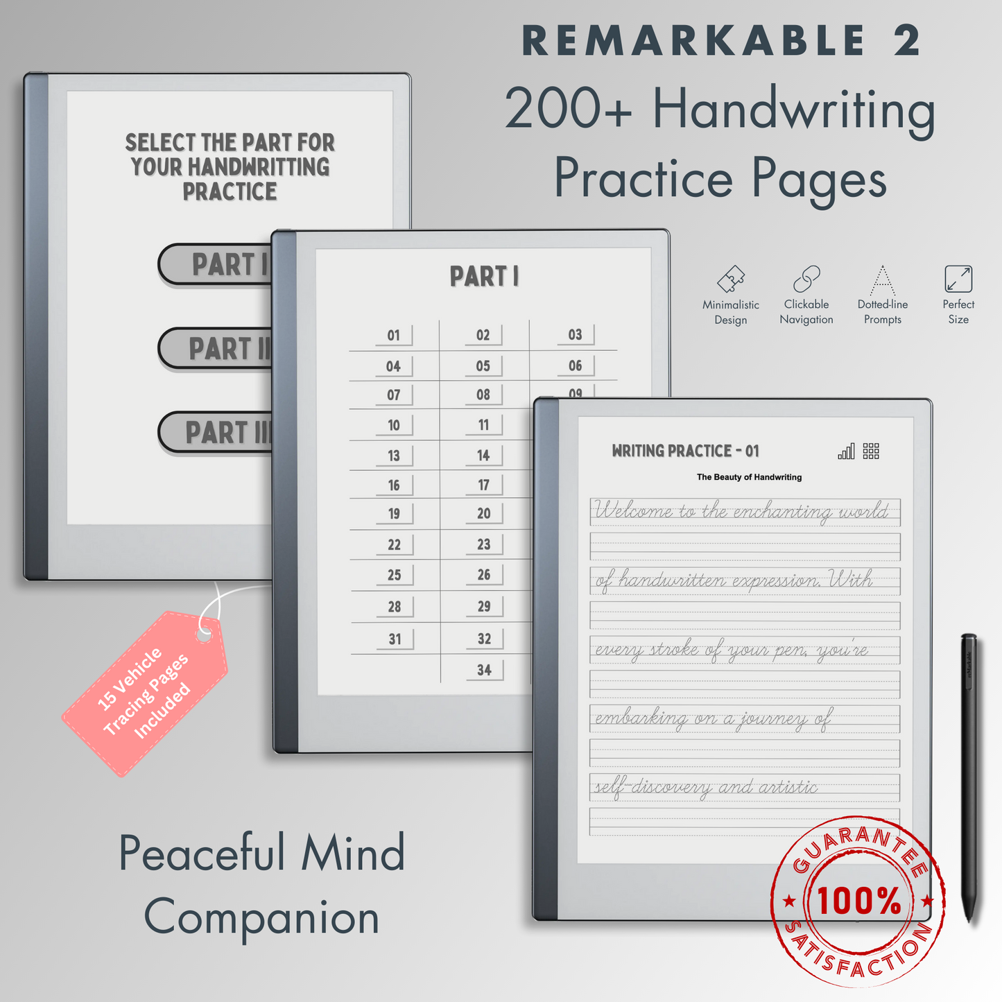 Handwriting Templates for Remarkable 2.