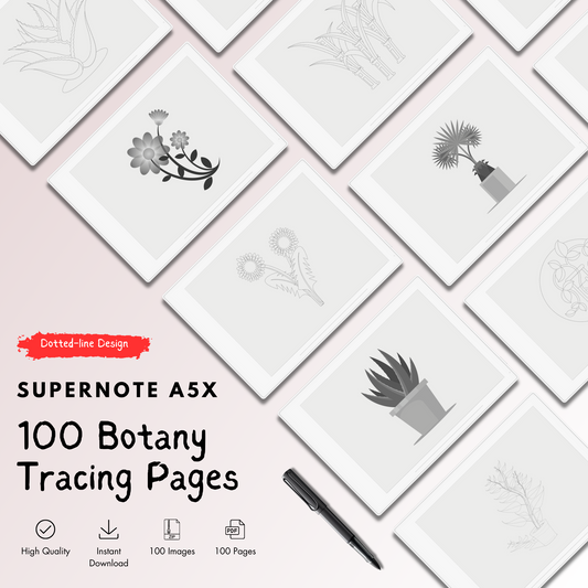 Supernote Botany Tracing Pages