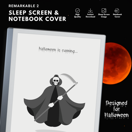 Remarkable 2 Halloween Mystical Sleep Screen & Notebook Cover