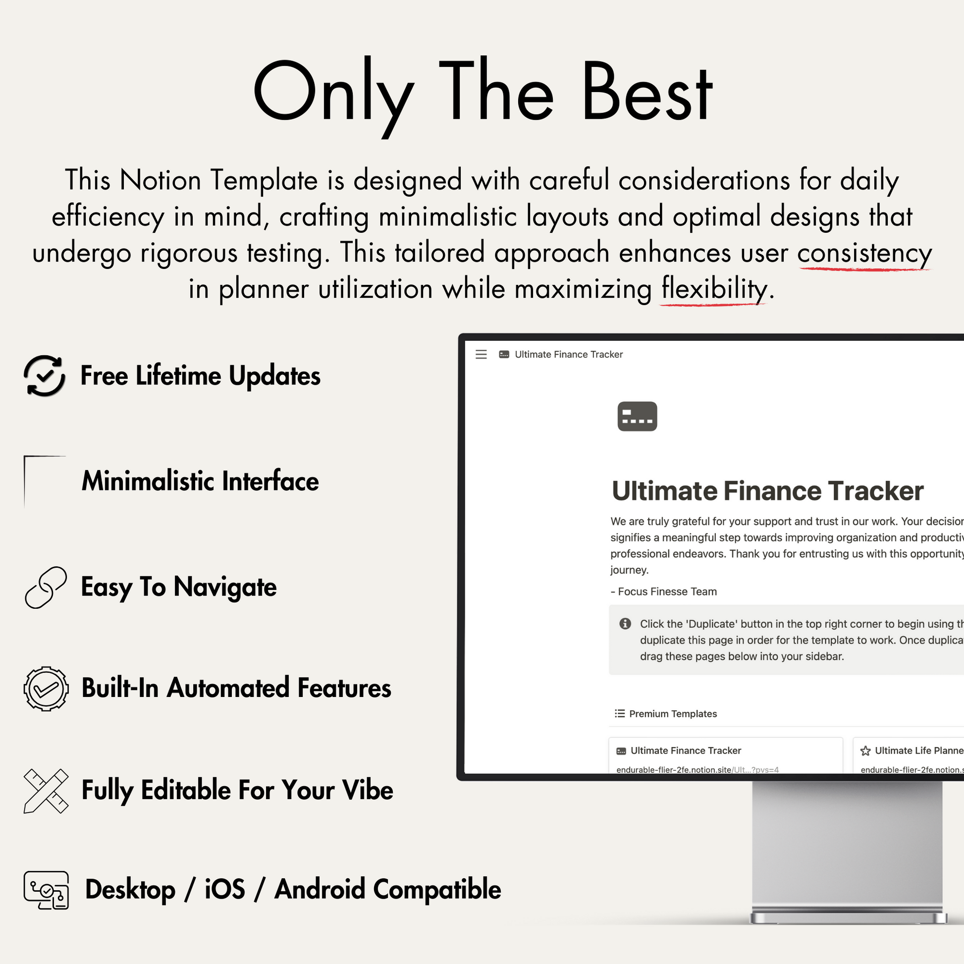 Notion Templates, Notion Finance Tracker.