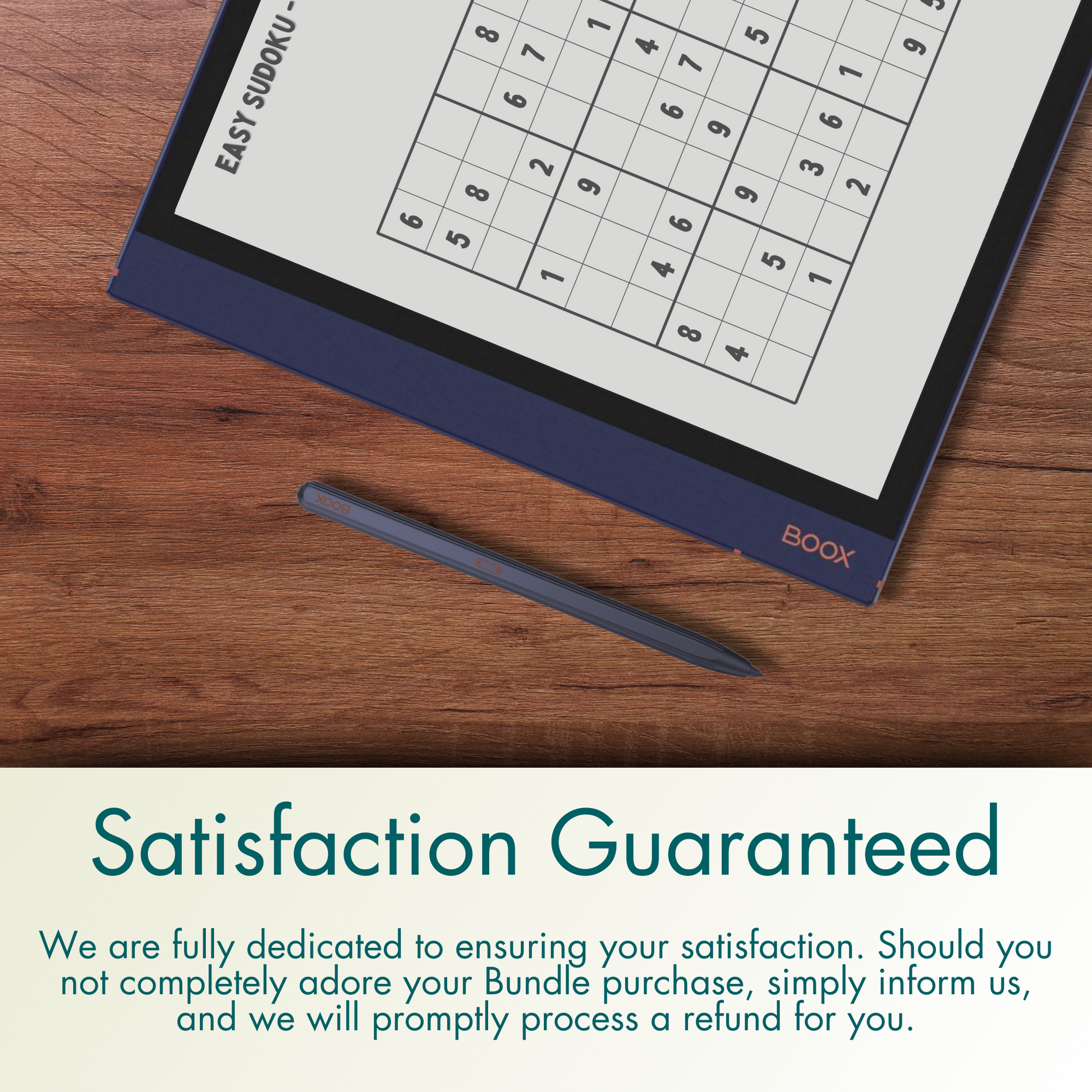 We are fully dedicated to ensuring your satisfaction. Should you not completely adore your purchase, simply inform us, and we will promptly process a refund for you.