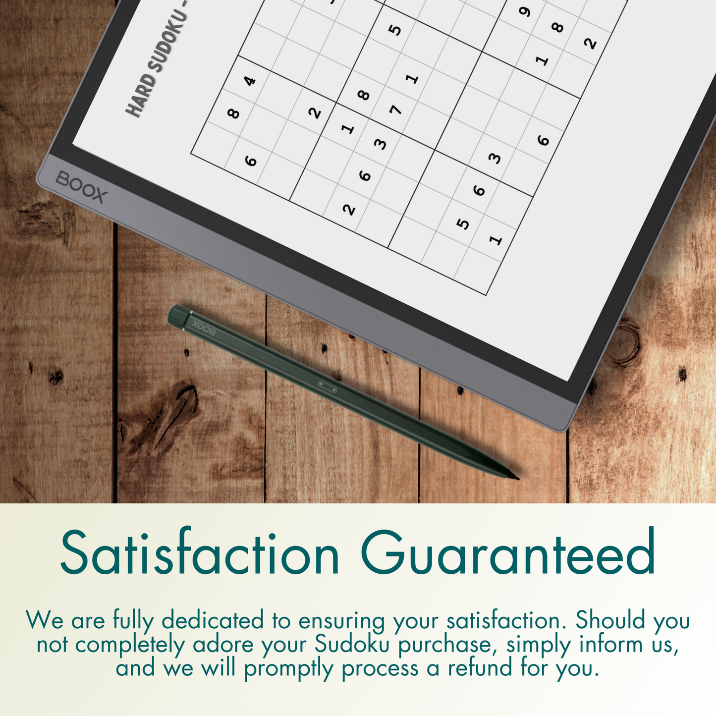 We are fully dedicated to ensuring your satisfaction. Should you not completely adore your purchase, simply inform us, and we will promptly process a refund for you.